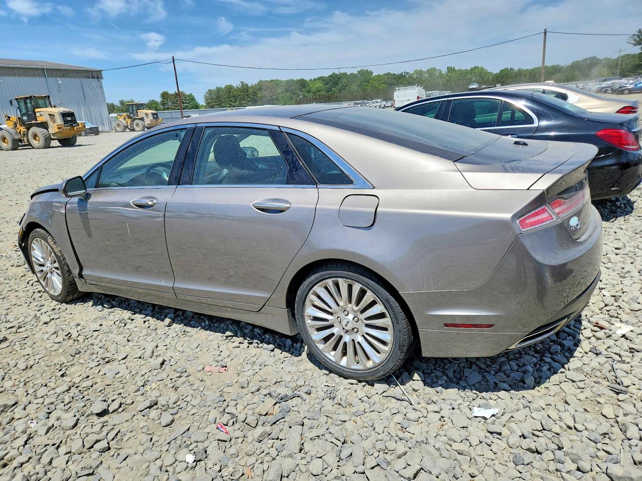 2015 Lincoln Mkz Gray vin: 3LN6L2JKXFR605757