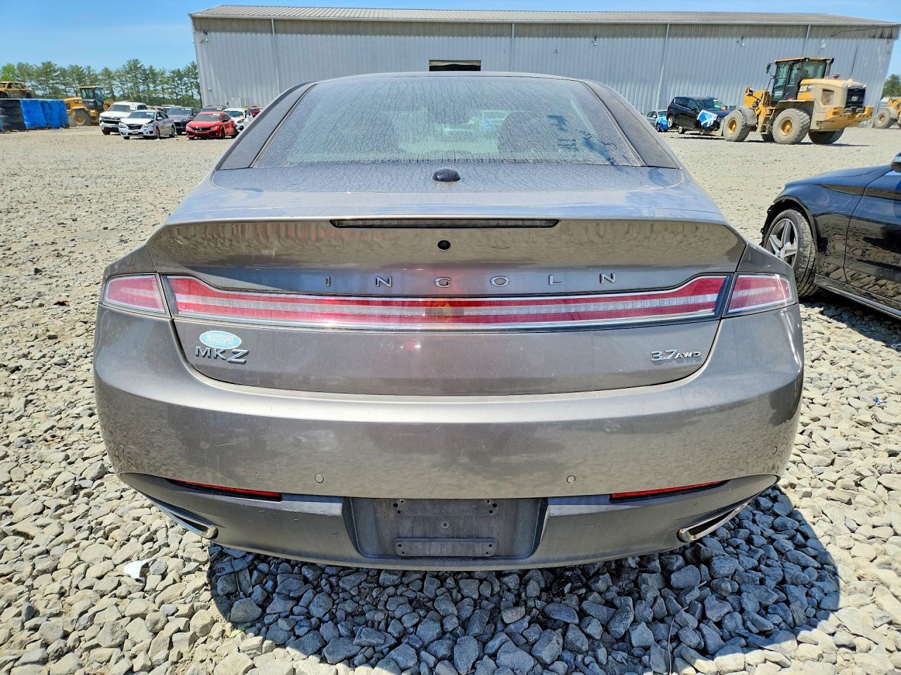 2015 Lincoln Mkz Gray vin: 3LN6L2JKXFR605757