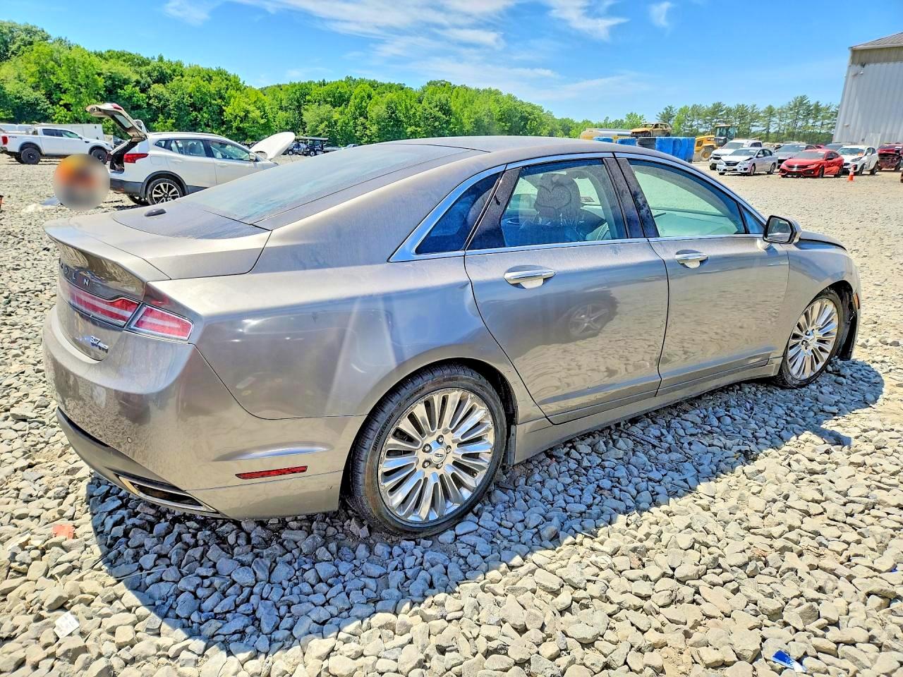2015 Lincoln Mkz Gray vin: 3LN6L2JKXFR605757