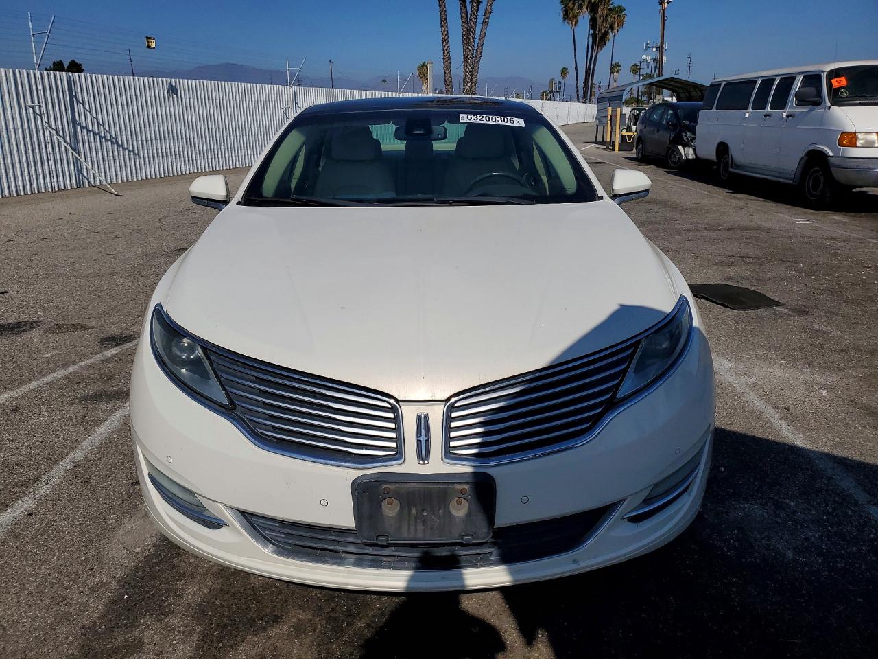 2013 Lincoln Mkz Hybrid White vin: 3LN6L2LU0DR812038