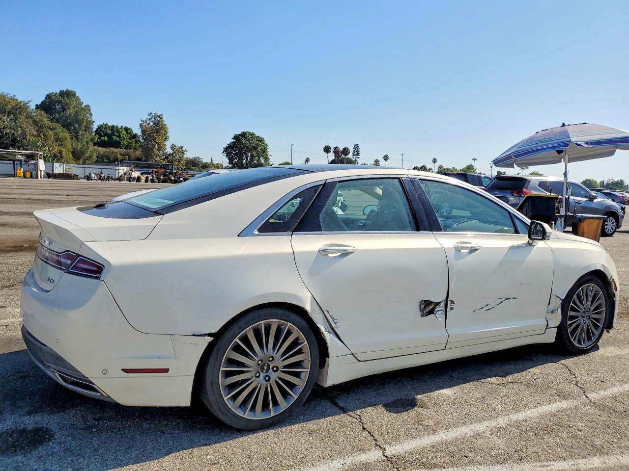 2013 Lincoln Mkz Hybrid White vin: 3LN6L2LU0DR812038