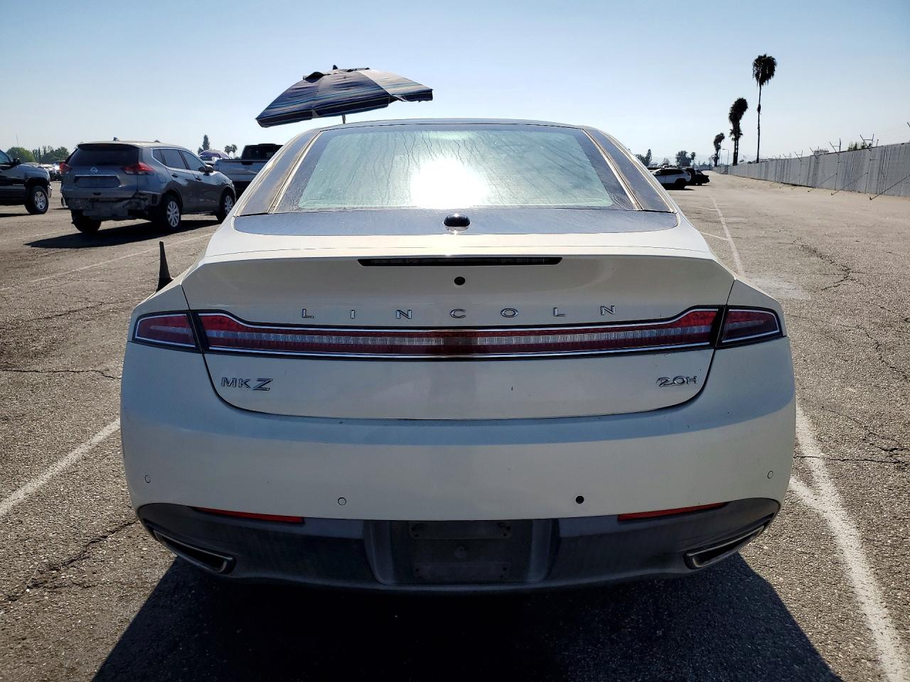 2013 Lincoln Mkz Hybrid White vin: 3LN6L2LU0DR812038