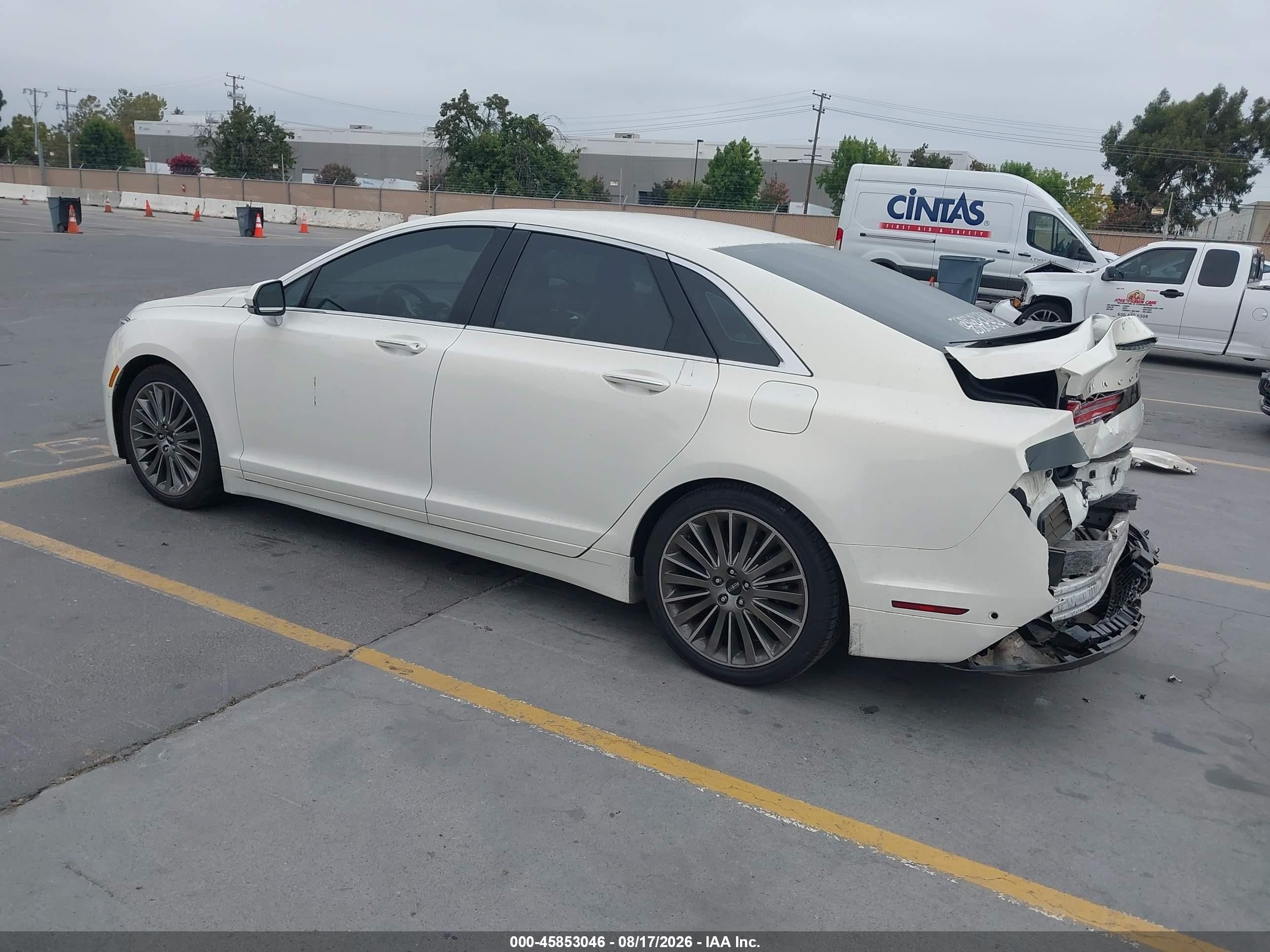 2013 Lincoln Mkz Hybrid White vin: 3LN6L2LU0DR826604
