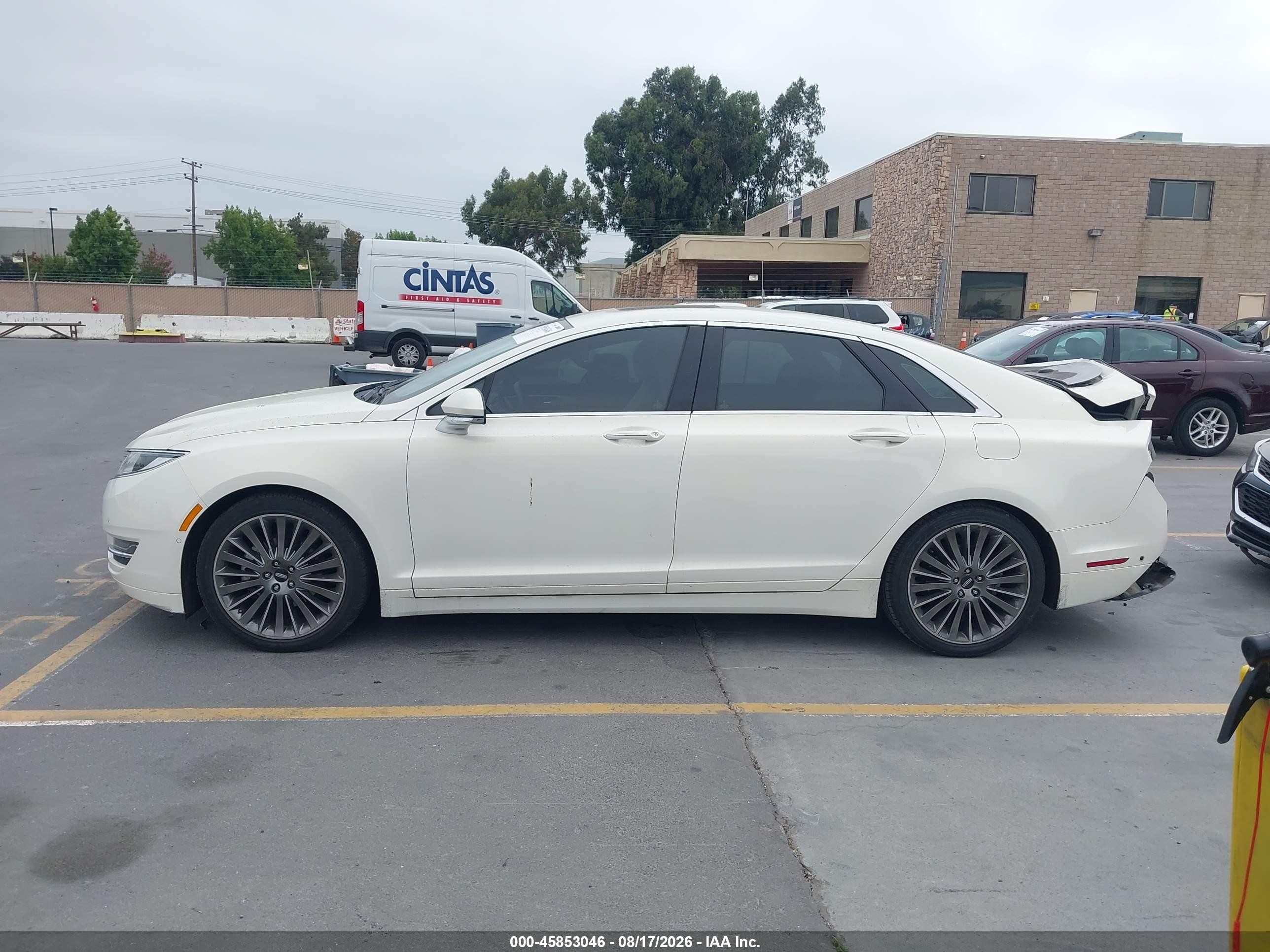 2013 Lincoln Mkz Hybrid White vin: 3LN6L2LU0DR826604