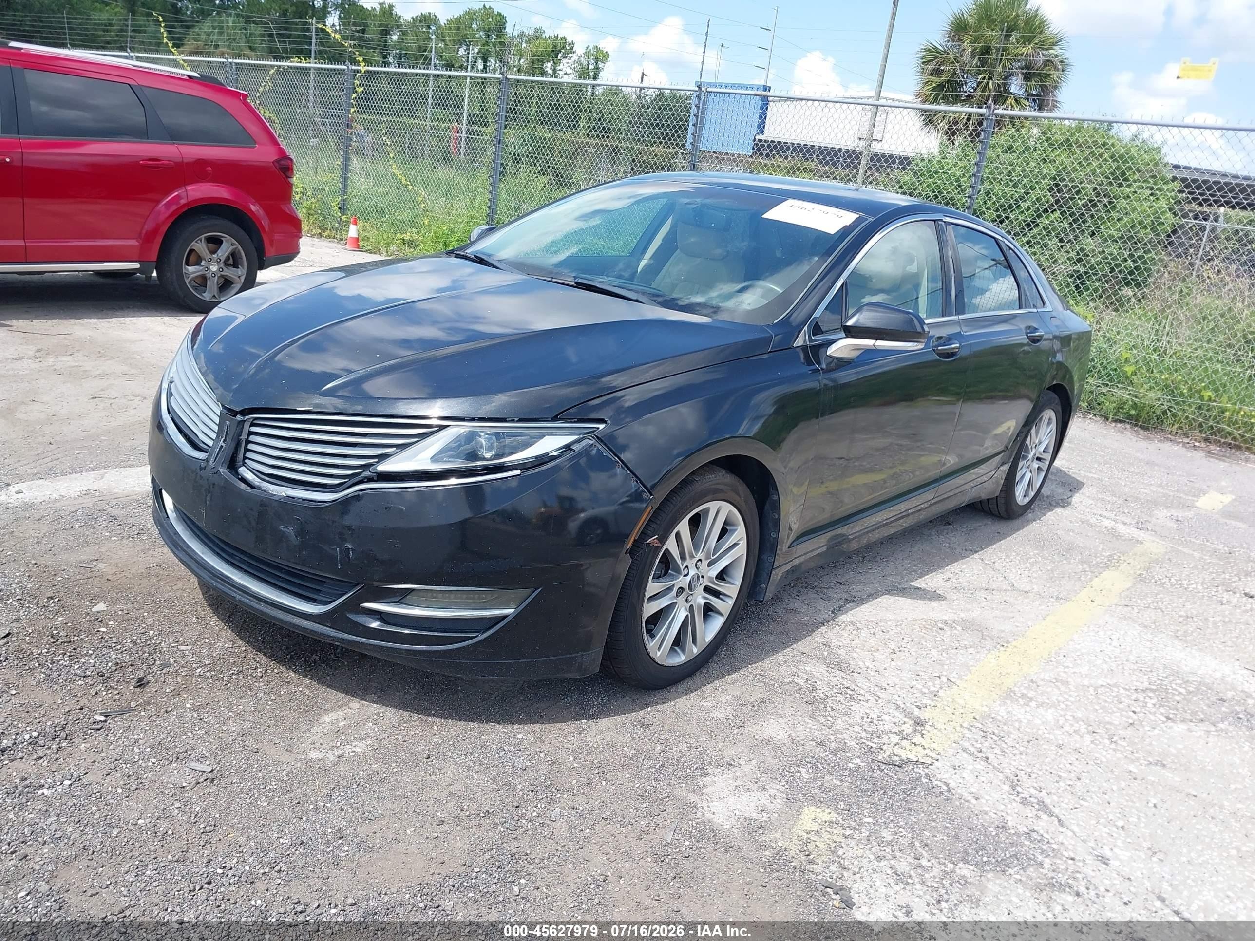 2014 Lincoln Mkz Hybrid   Black vin: 3LN6L2LU0ER805169