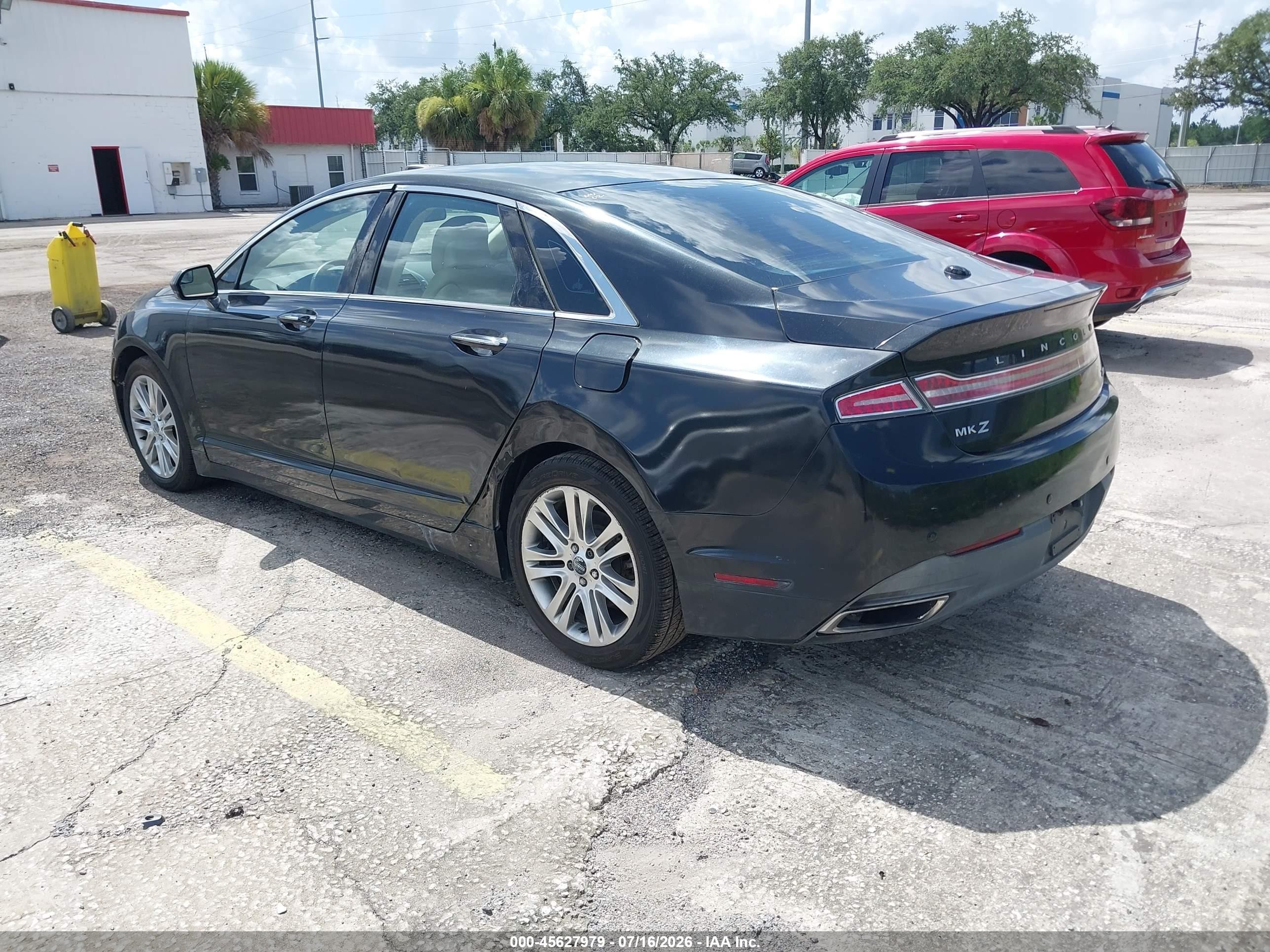 2014 Lincoln Mkz Hybrid   Black vin: 3LN6L2LU0ER805169