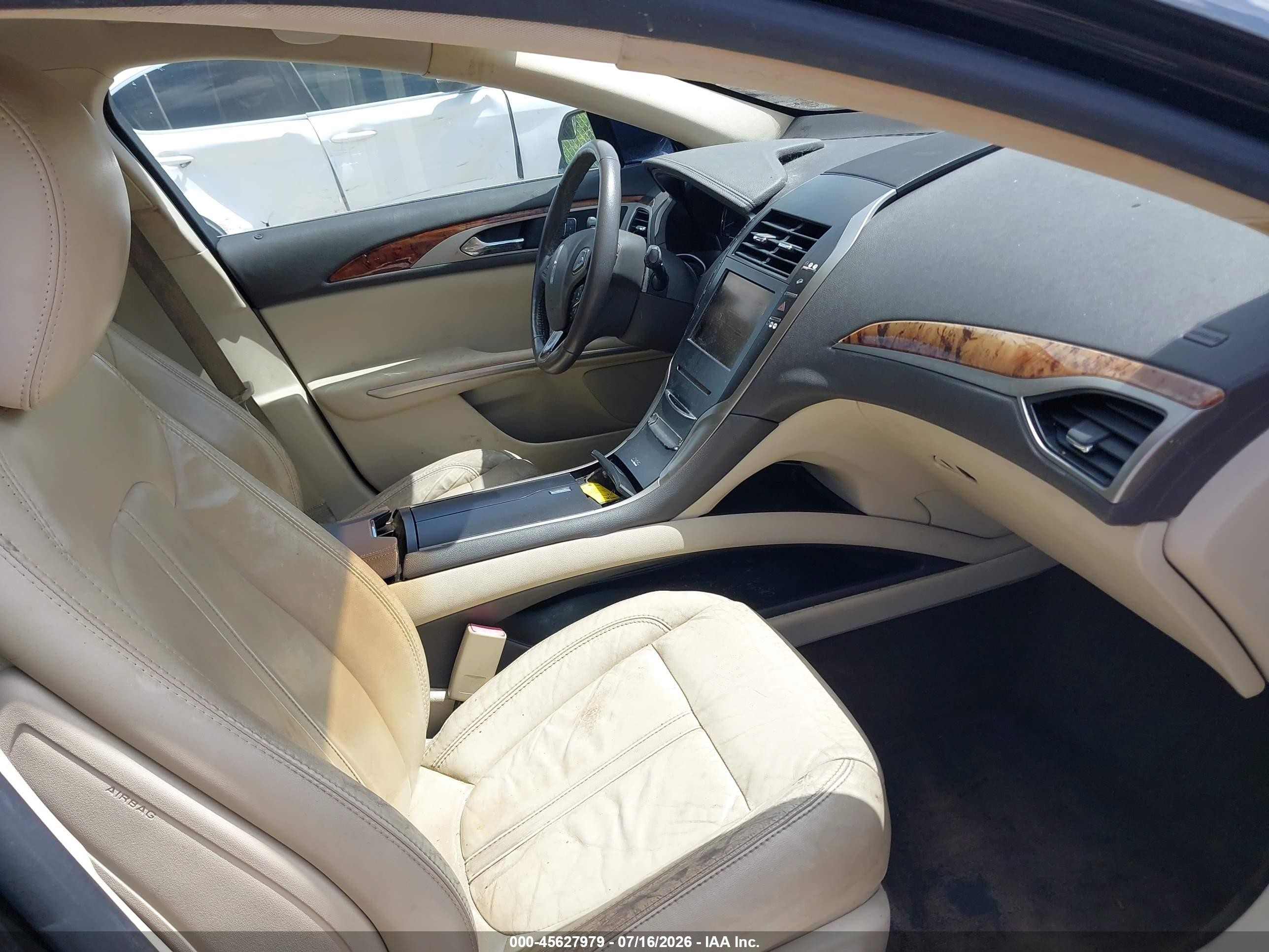2014 Lincoln Mkz Hybrid   Black vin: 3LN6L2LU0ER805169