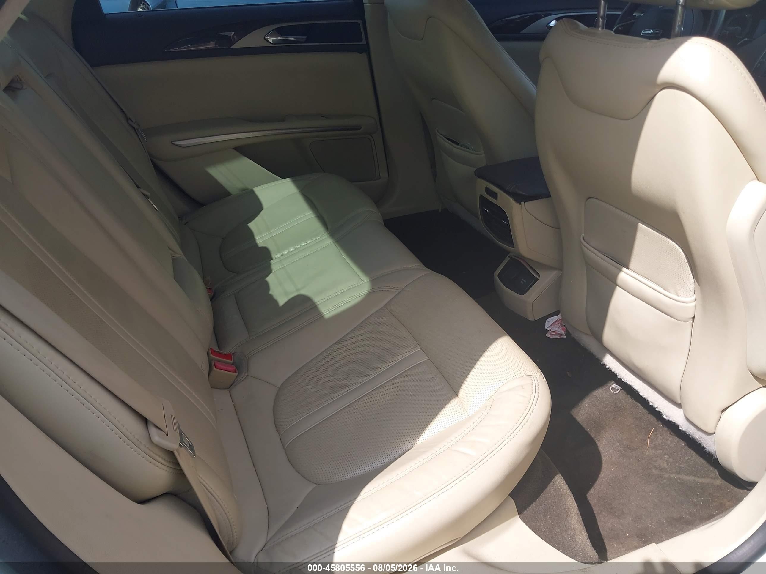 2014 Lincoln Mkz Hybrid   Light Blue vin: 3LN6L2LU0ER815121