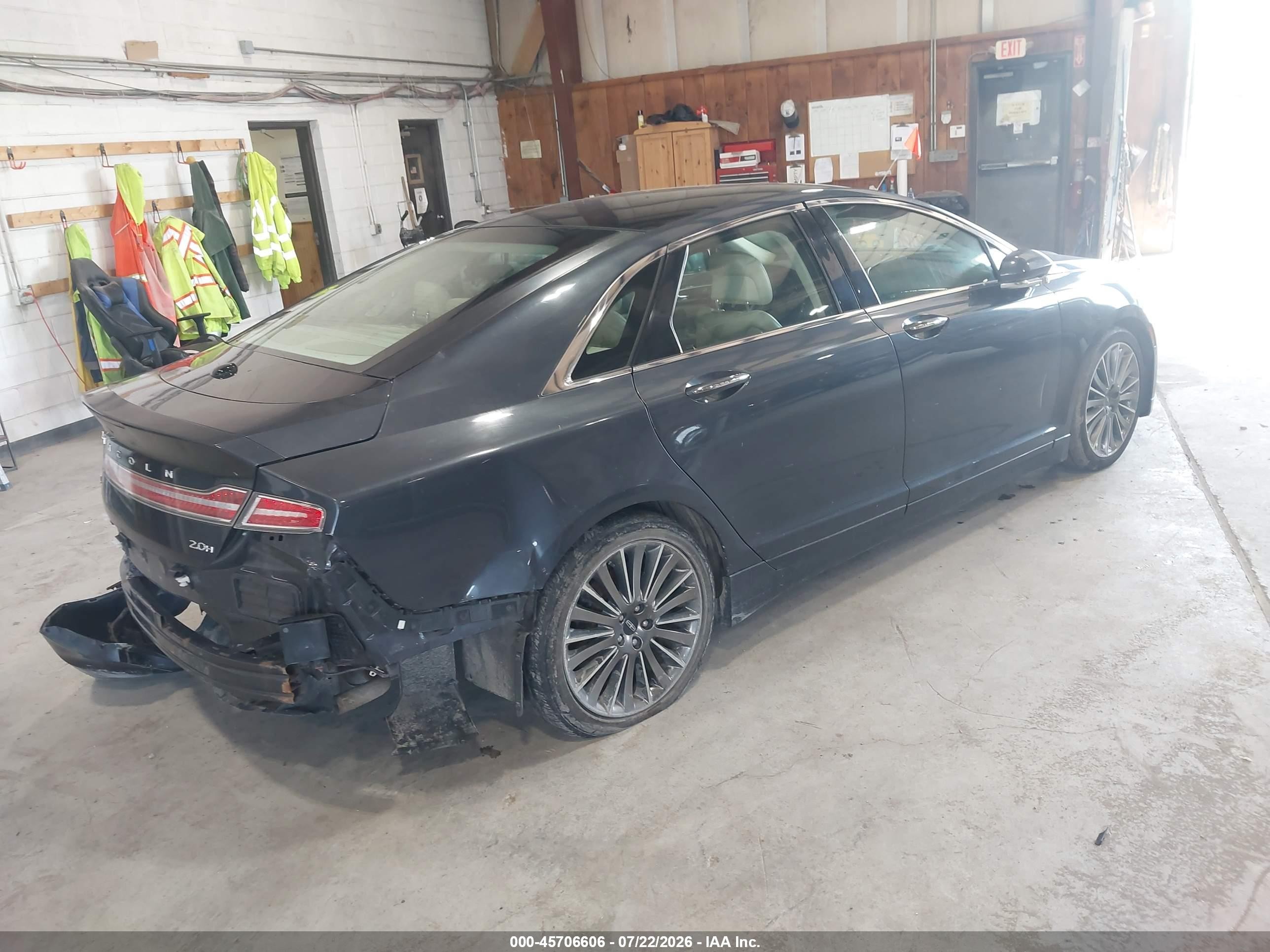2014 Lincoln Mkz Hybrid   Серый vin: 3LN6L2LU0ER815636