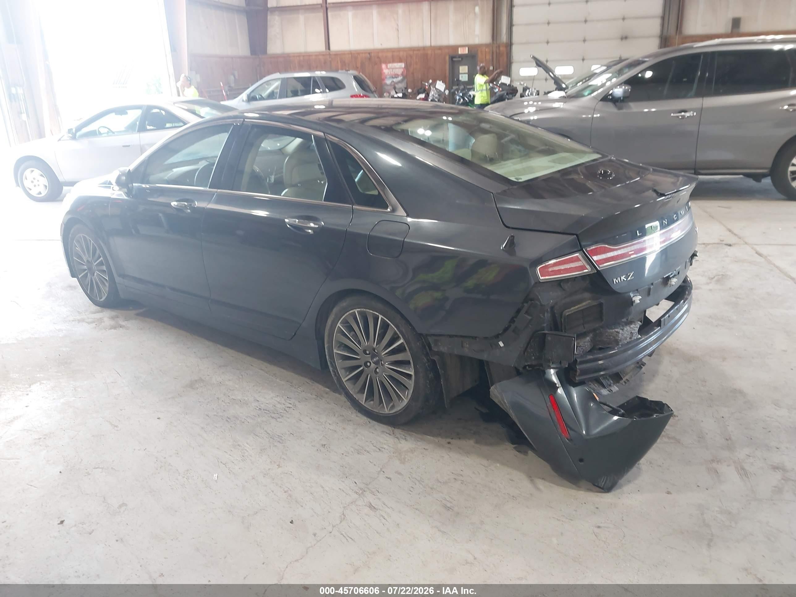 2014 Lincoln Mkz Hybrid   Серый vin: 3LN6L2LU0ER815636
