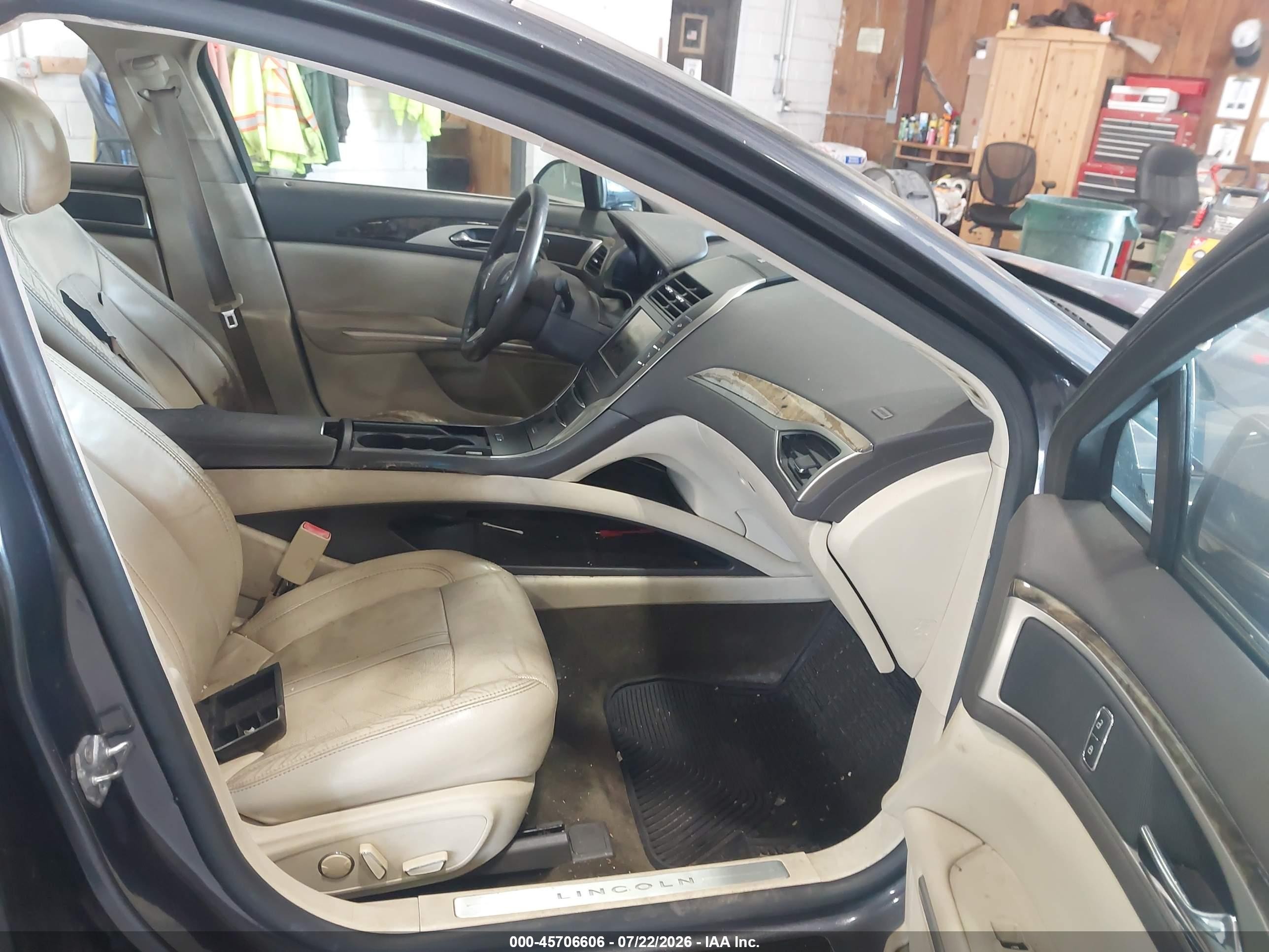2014 Lincoln Mkz Hybrid   Серый vin: 3LN6L2LU0ER815636