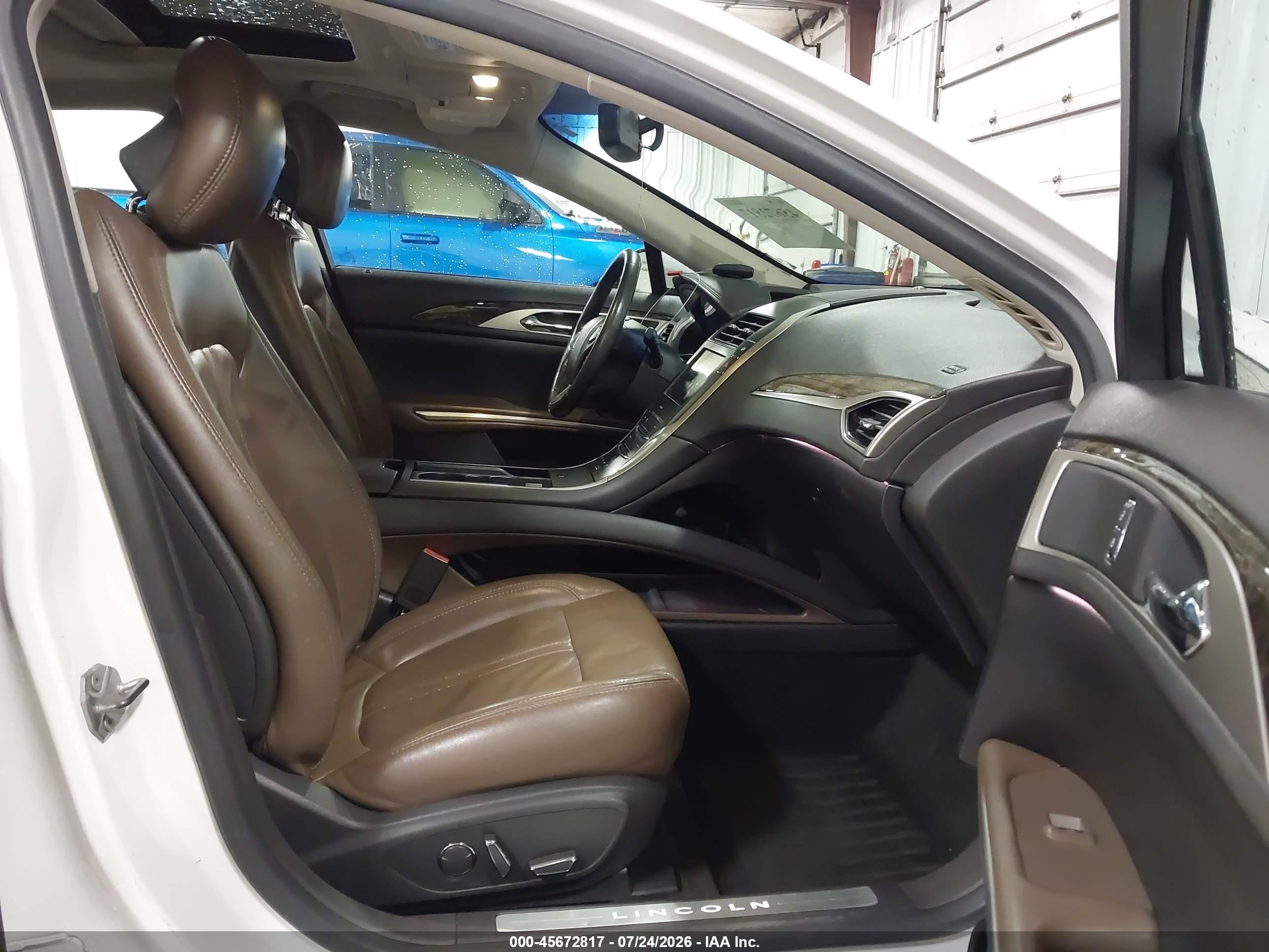 2014 Lincoln Mkz Hybrid White vin: 3LN6L2LU0ER822148