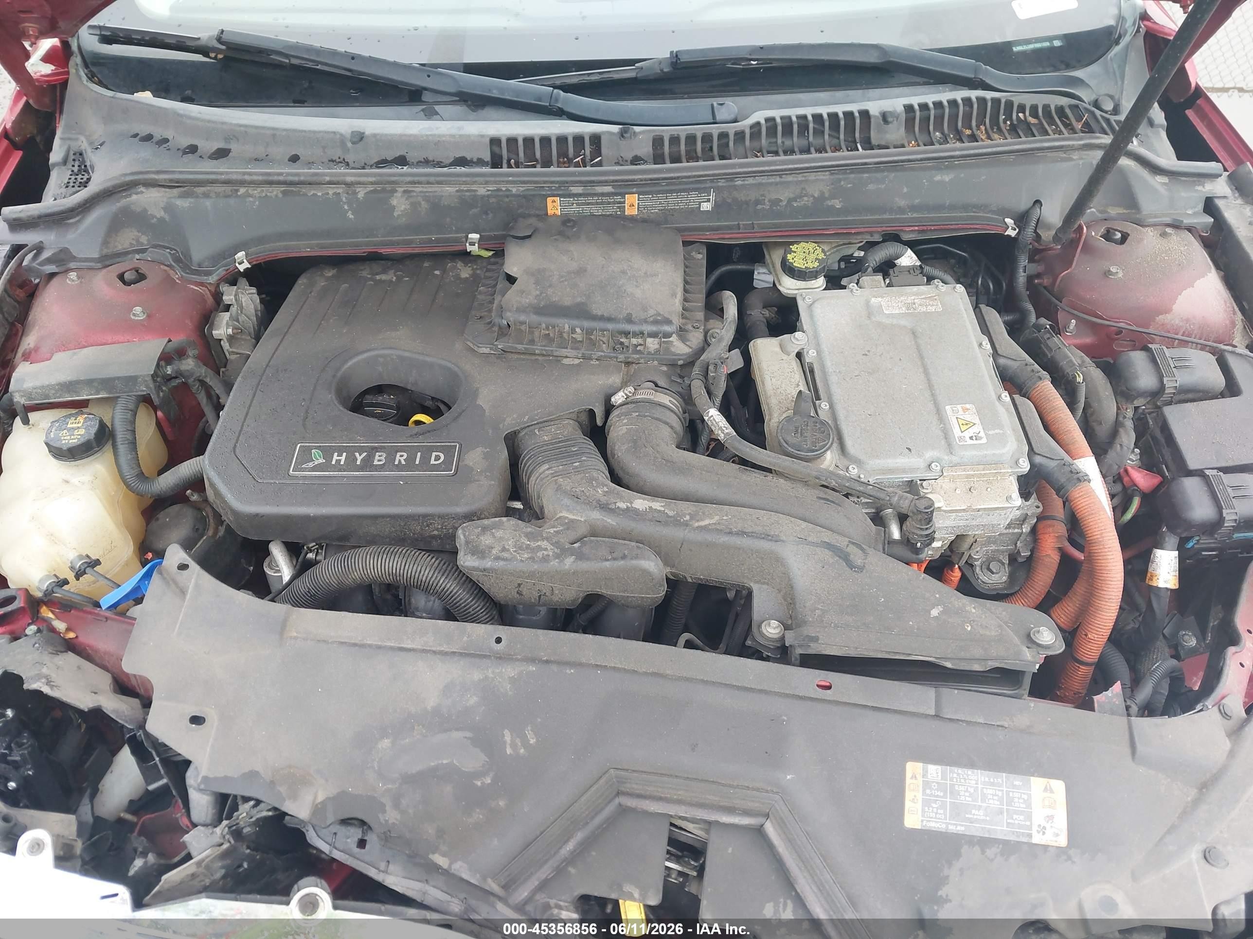 2015 Lincoln Mkz Hybrid   Red vin: 3LN6L2LU0FR601828