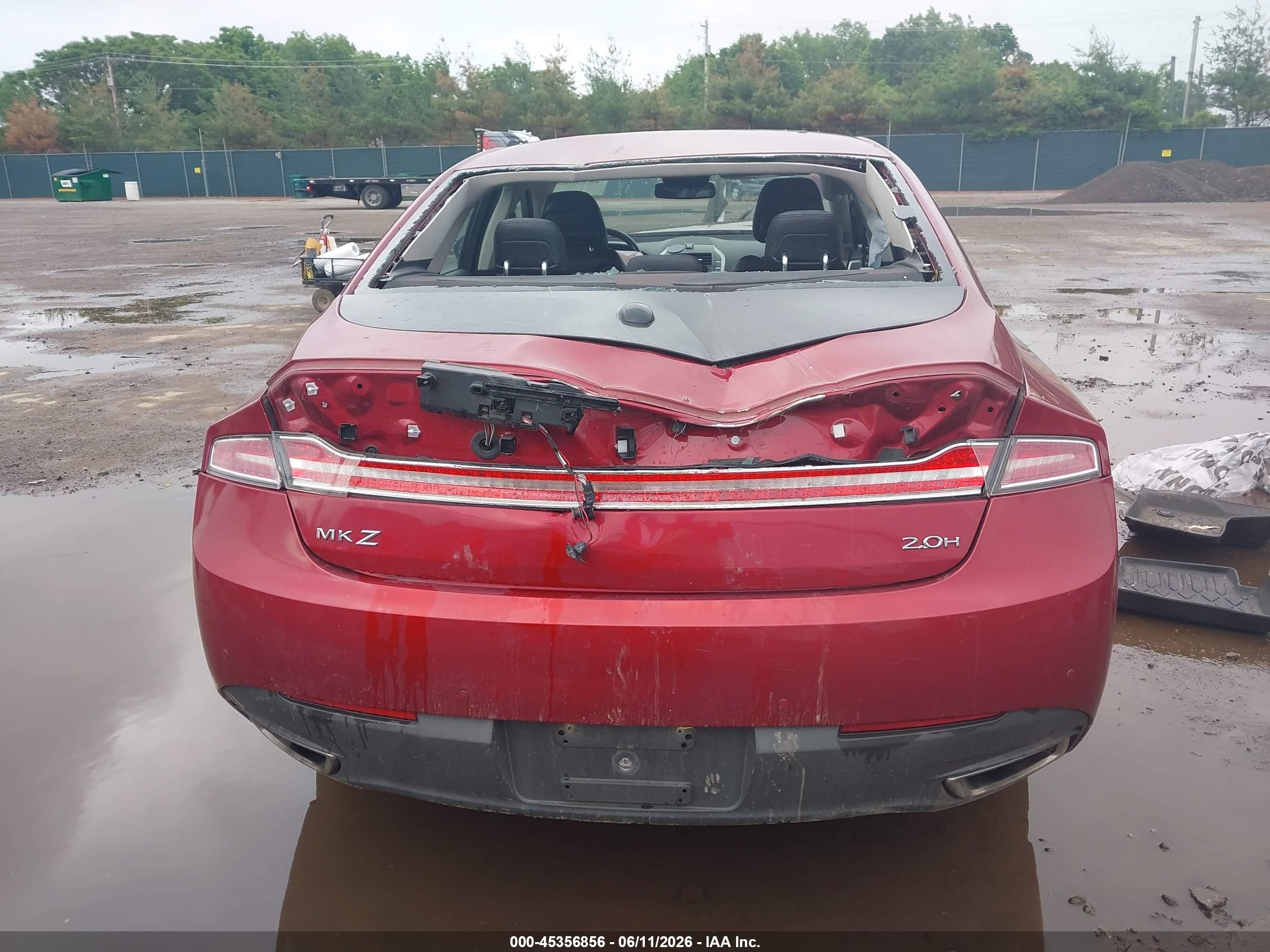 2015 Lincoln Mkz Hybrid   Red vin: 3LN6L2LU0FR601828