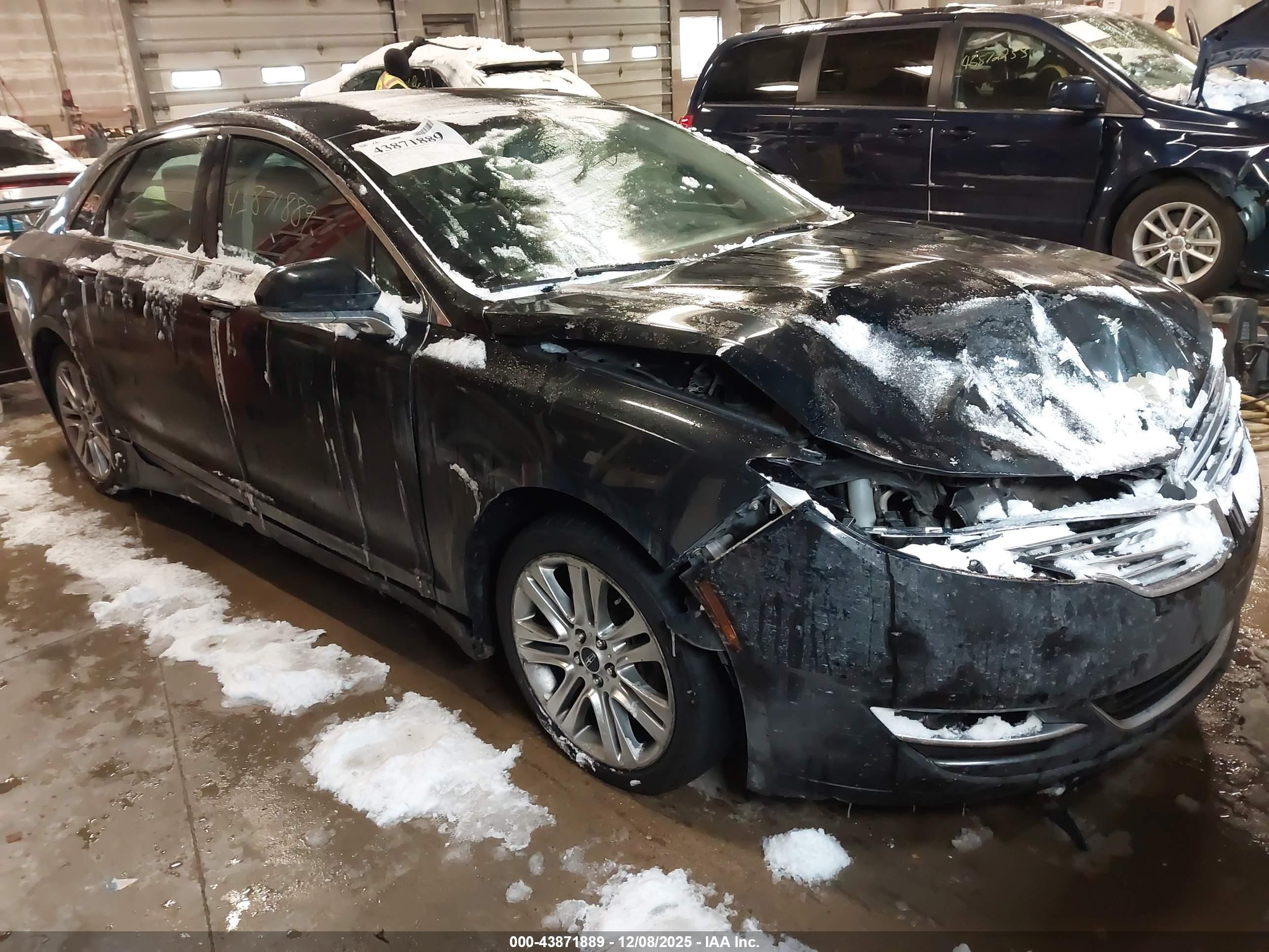 2015 Lincoln Mkz Hybrid   Black vin: 3LN6L2LU0FR602879