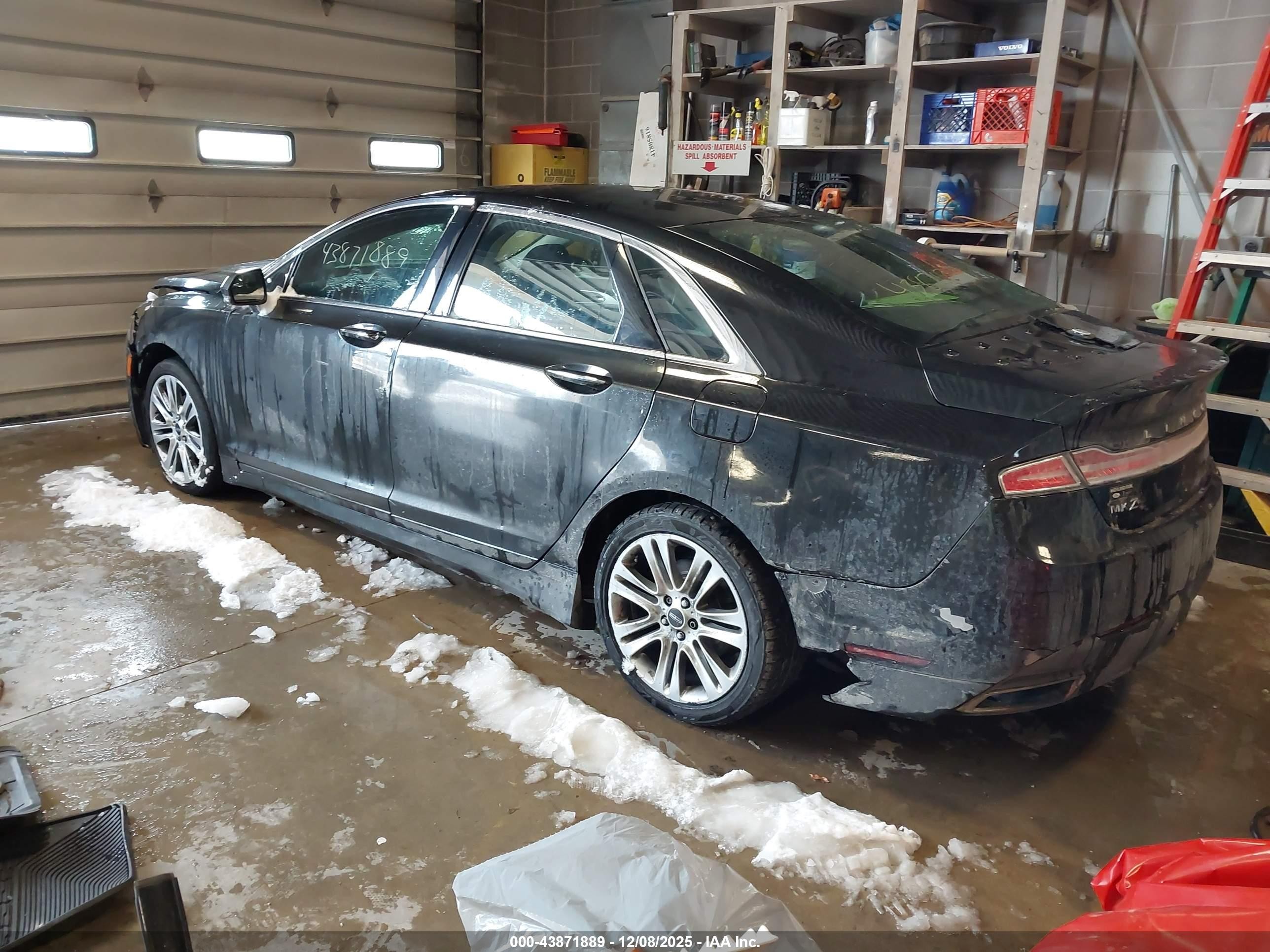 2015 Lincoln Mkz Hybrid   Black vin: 3LN6L2LU0FR602879