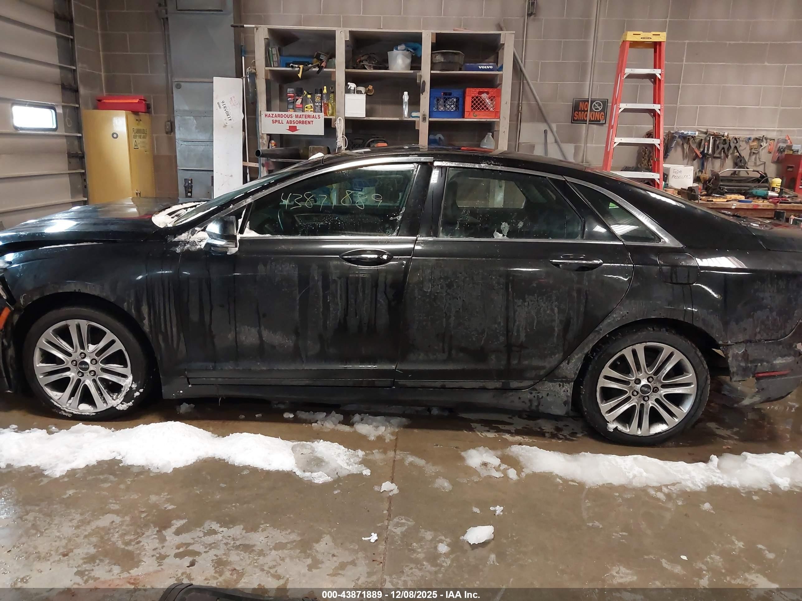 2015 Lincoln Mkz Hybrid   Black vin: 3LN6L2LU0FR602879