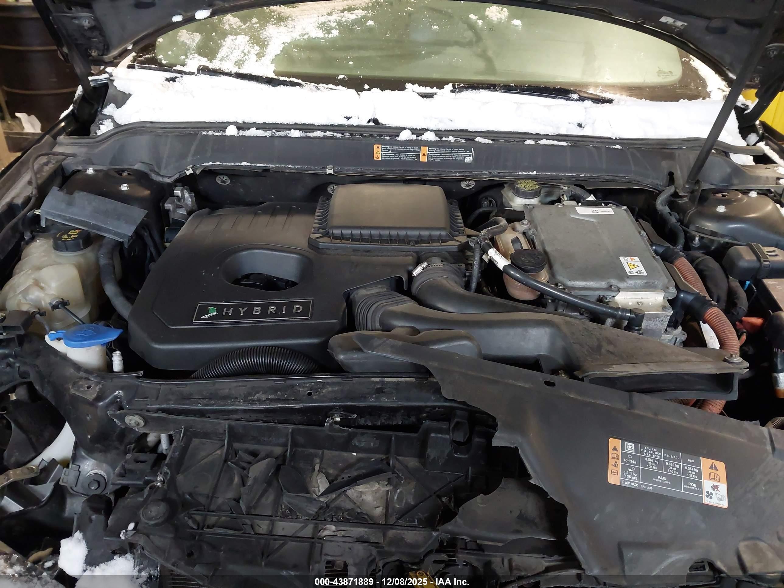 2015 Lincoln Mkz Hybrid   Black vin: 3LN6L2LU0FR602879