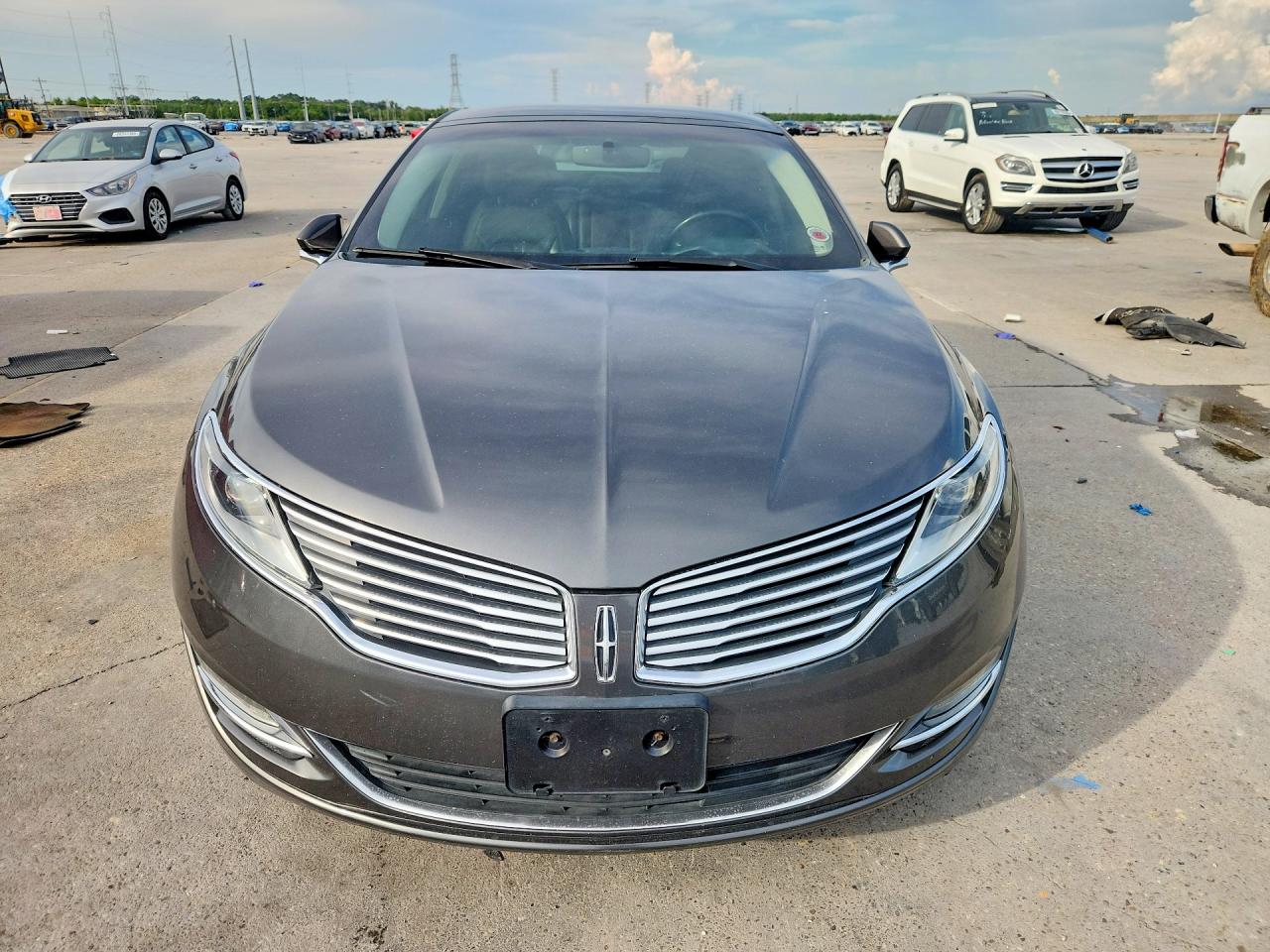 2015 Lincoln Mkz Hybrid Gray vin: 3LN6L2LU0FR618712