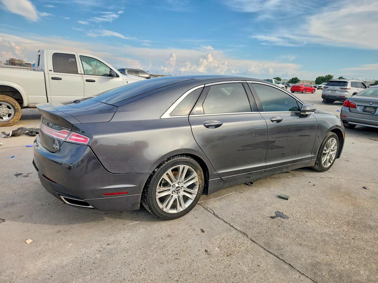 2015 Lincoln Mkz Hybrid Gray vin: 3LN6L2LU0FR618712