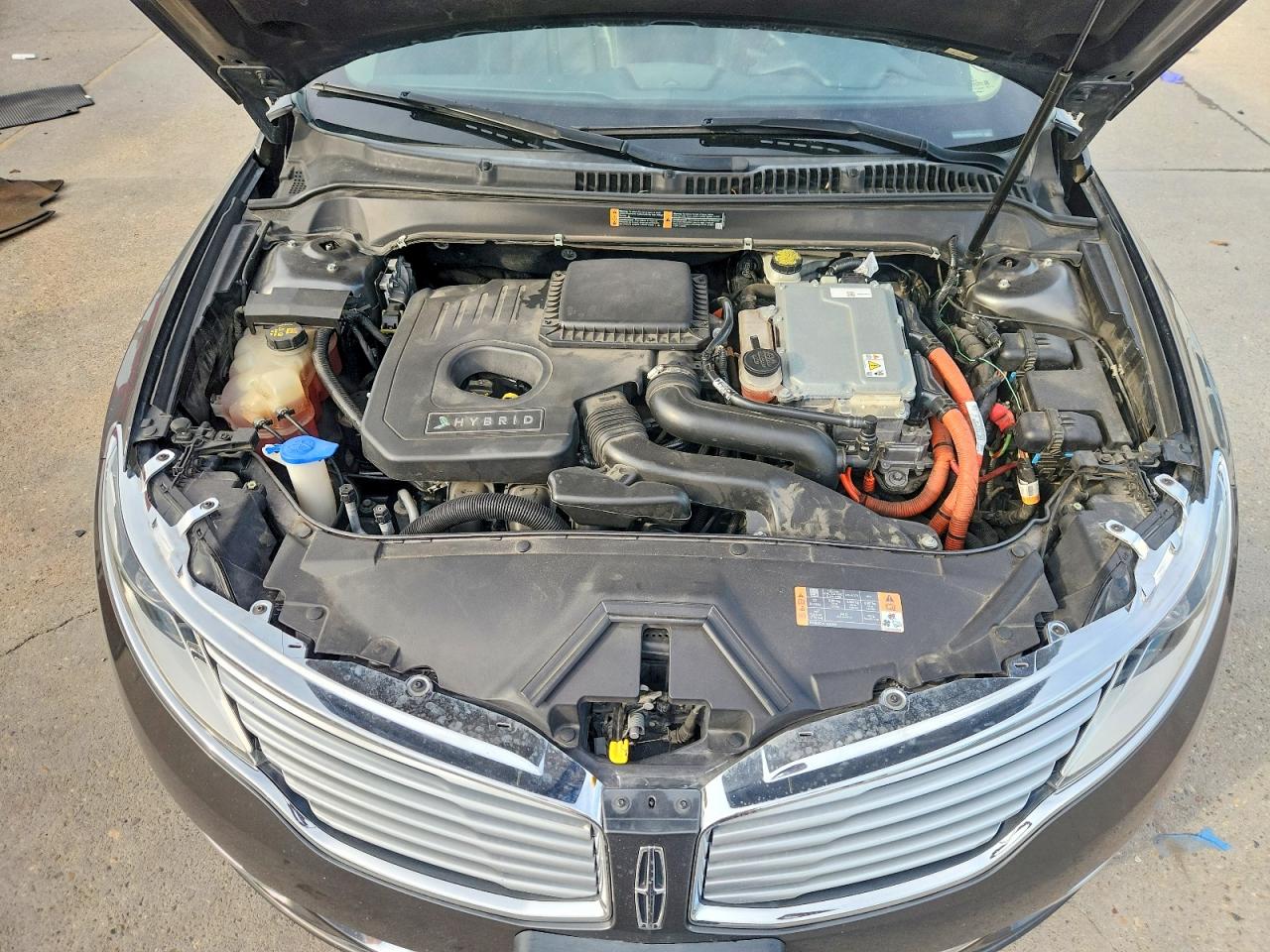 2015 Lincoln Mkz Hybrid Gray vin: 3LN6L2LU0FR618712