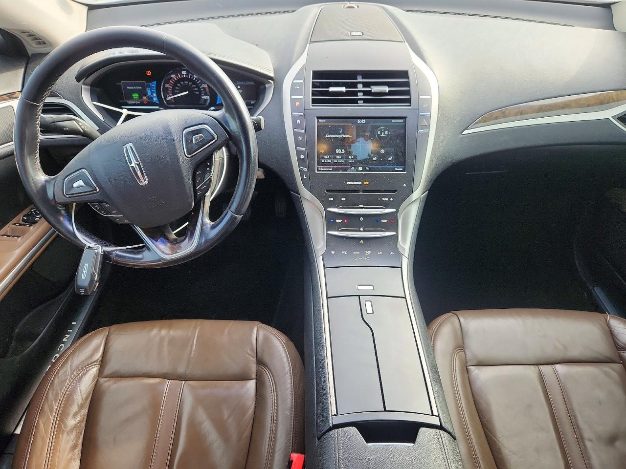 2015 Lincoln Mkz Hybrid Gray vin: 3LN6L2LU0FR618712