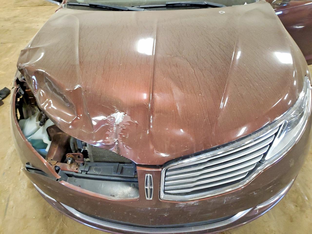 2015 Lincoln Mkz Hybrid Brown vin: 3LN6L2LU0FR627832