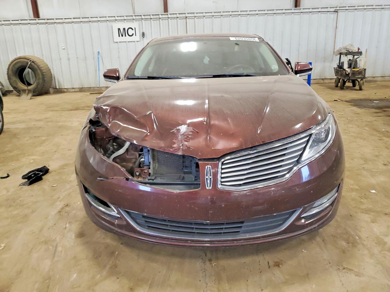 2015 Lincoln Mkz Hybrid Brown vin: 3LN6L2LU0FR627832