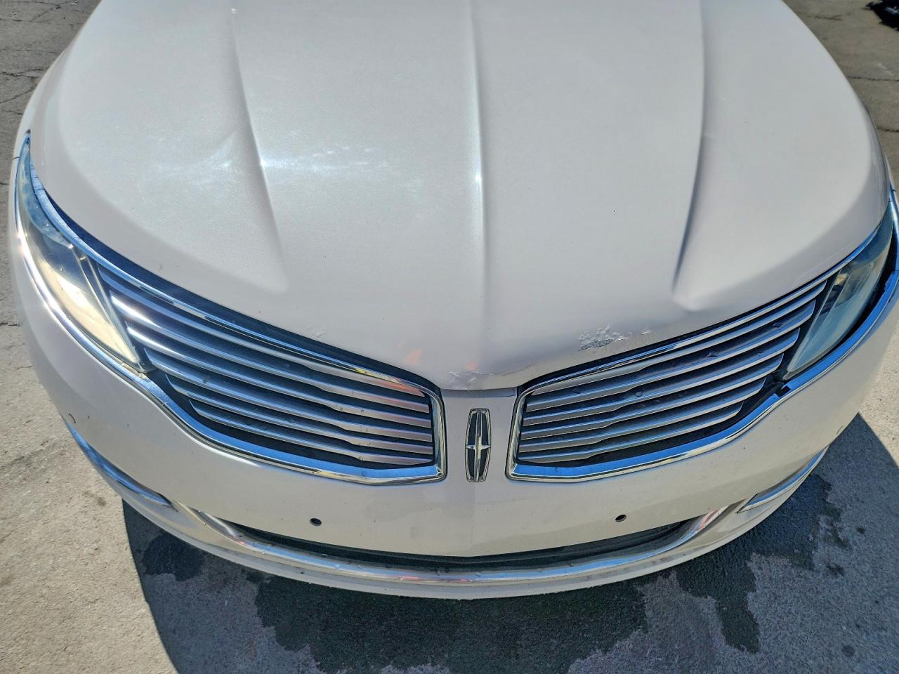 2016 Lincoln Mkz Hybrid White vin: 3LN6L2LU0GR624852