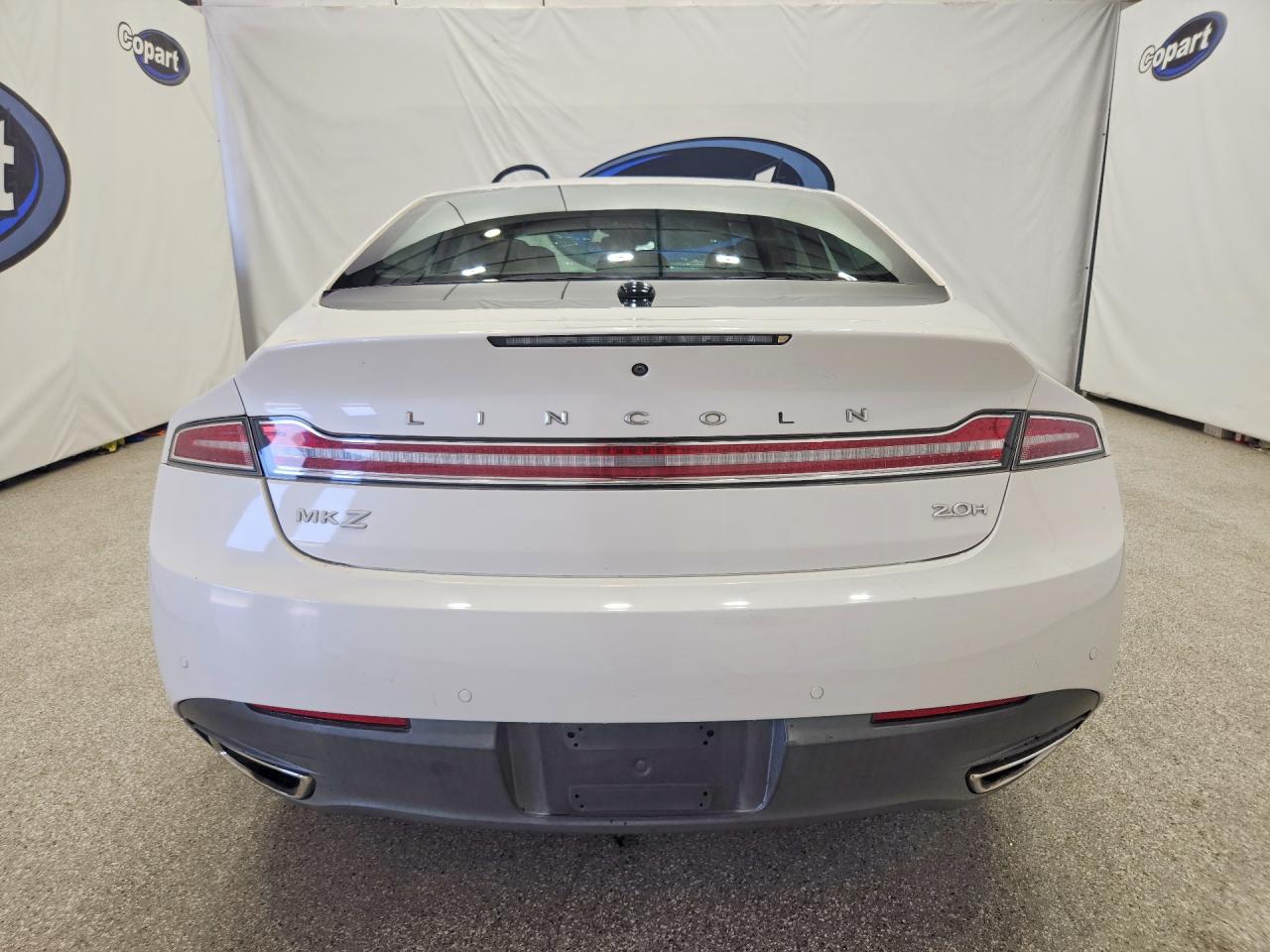 2016 Lincoln Mkz Hybrid White vin: 3LN6L2LU0GR624852