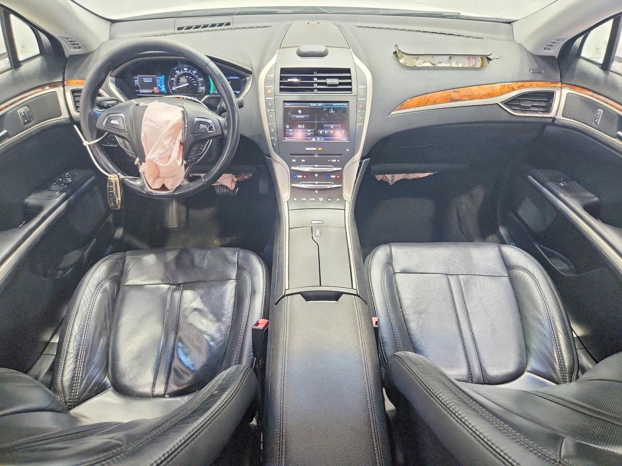 2016 Lincoln Mkz Hybrid White vin: 3LN6L2LU0GR624852