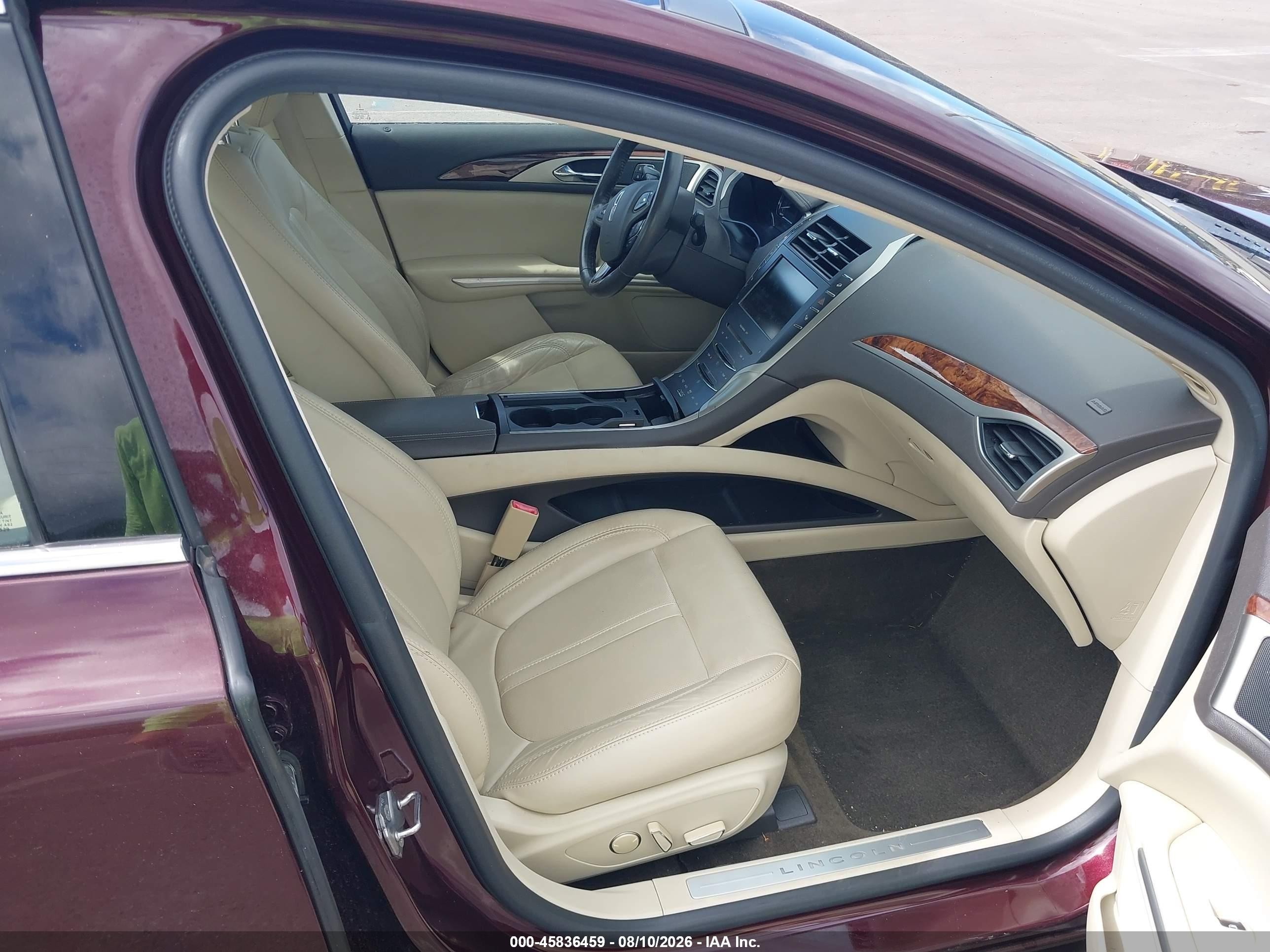 2013 Lincoln Mkz Hybrid   Red vin: 3LN6L2LU1DR807897