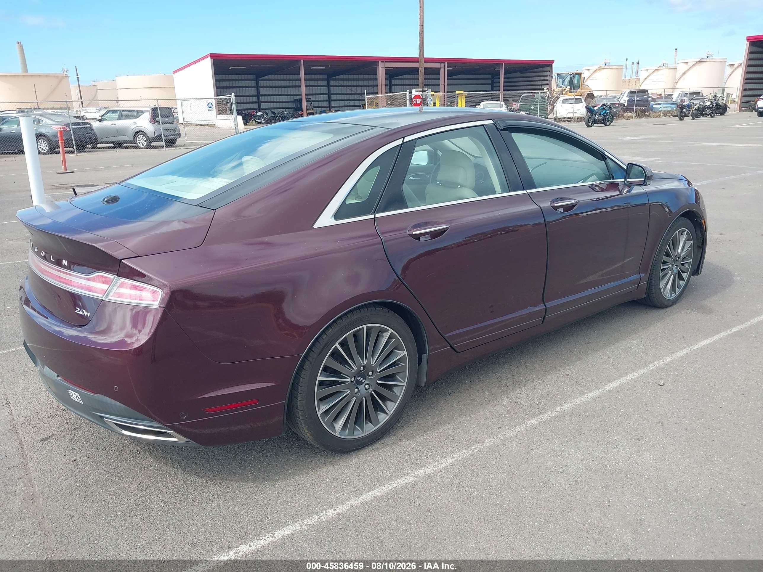 2013 Lincoln Mkz Hybrid   Red vin: 3LN6L2LU1DR807897