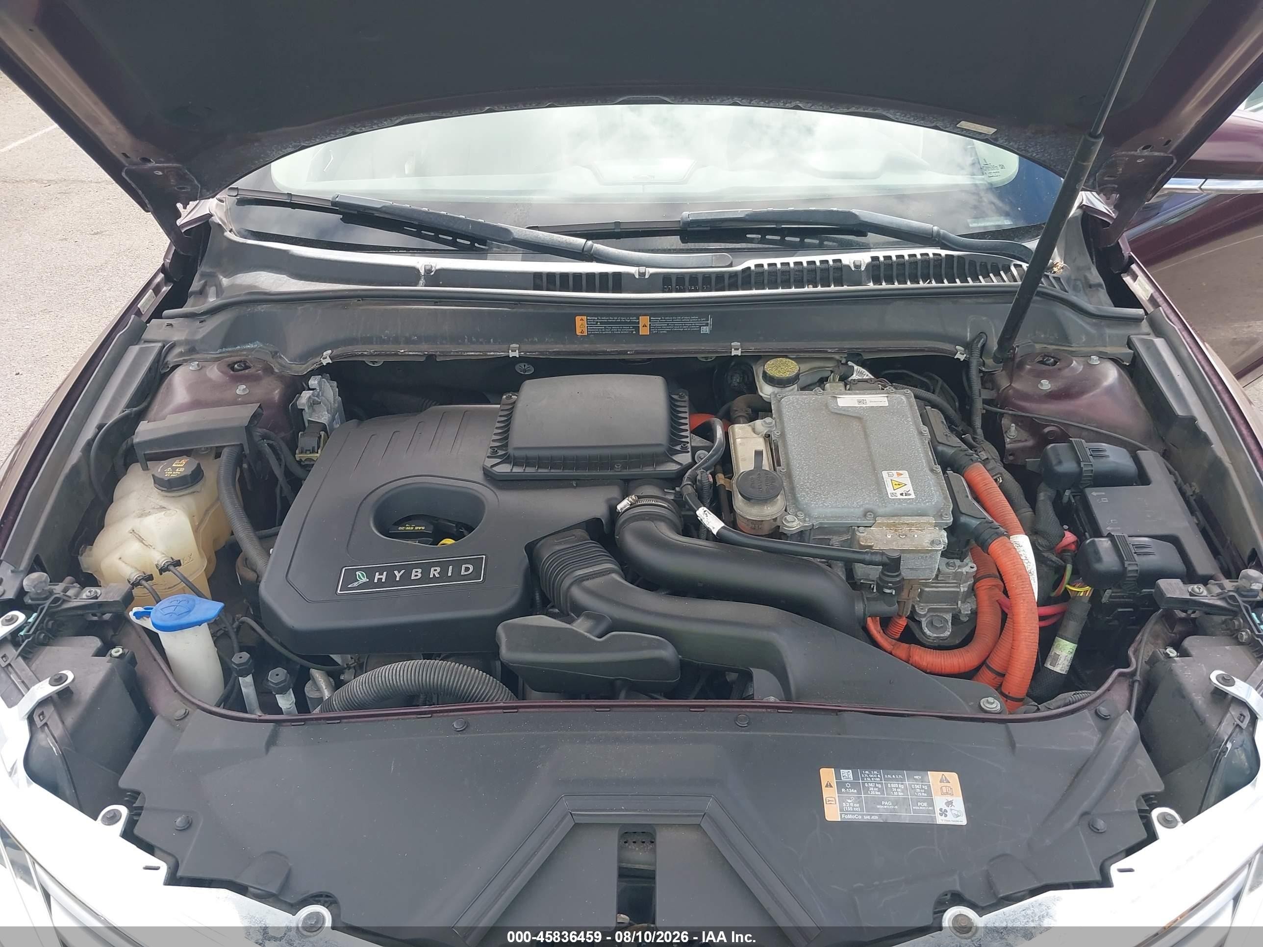 2013 Lincoln Mkz Hybrid   Red vin: 3LN6L2LU1DR807897