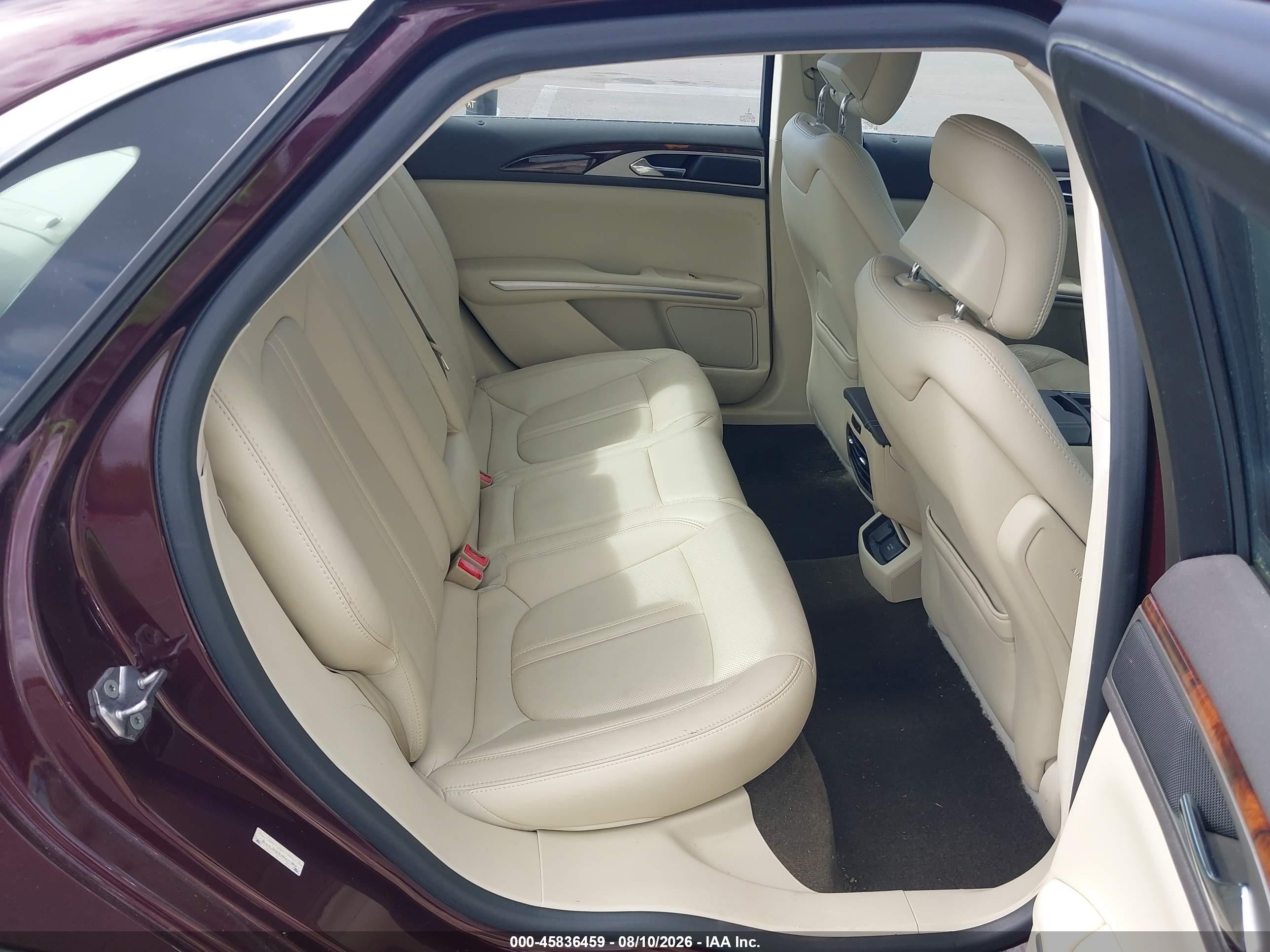 2013 Lincoln Mkz Hybrid   Red vin: 3LN6L2LU1DR807897
