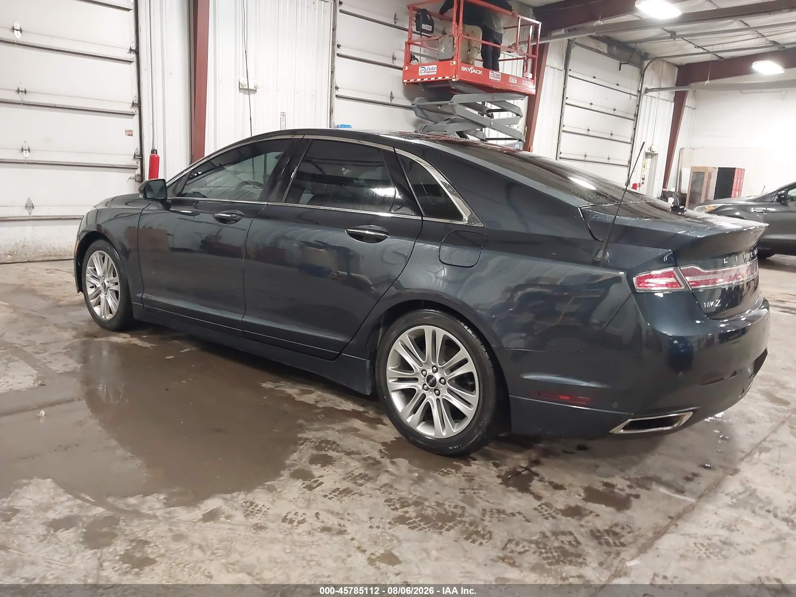 2013 Lincoln Mkz Hybrid   Синий vin: 3LN6L2LU1DR814042