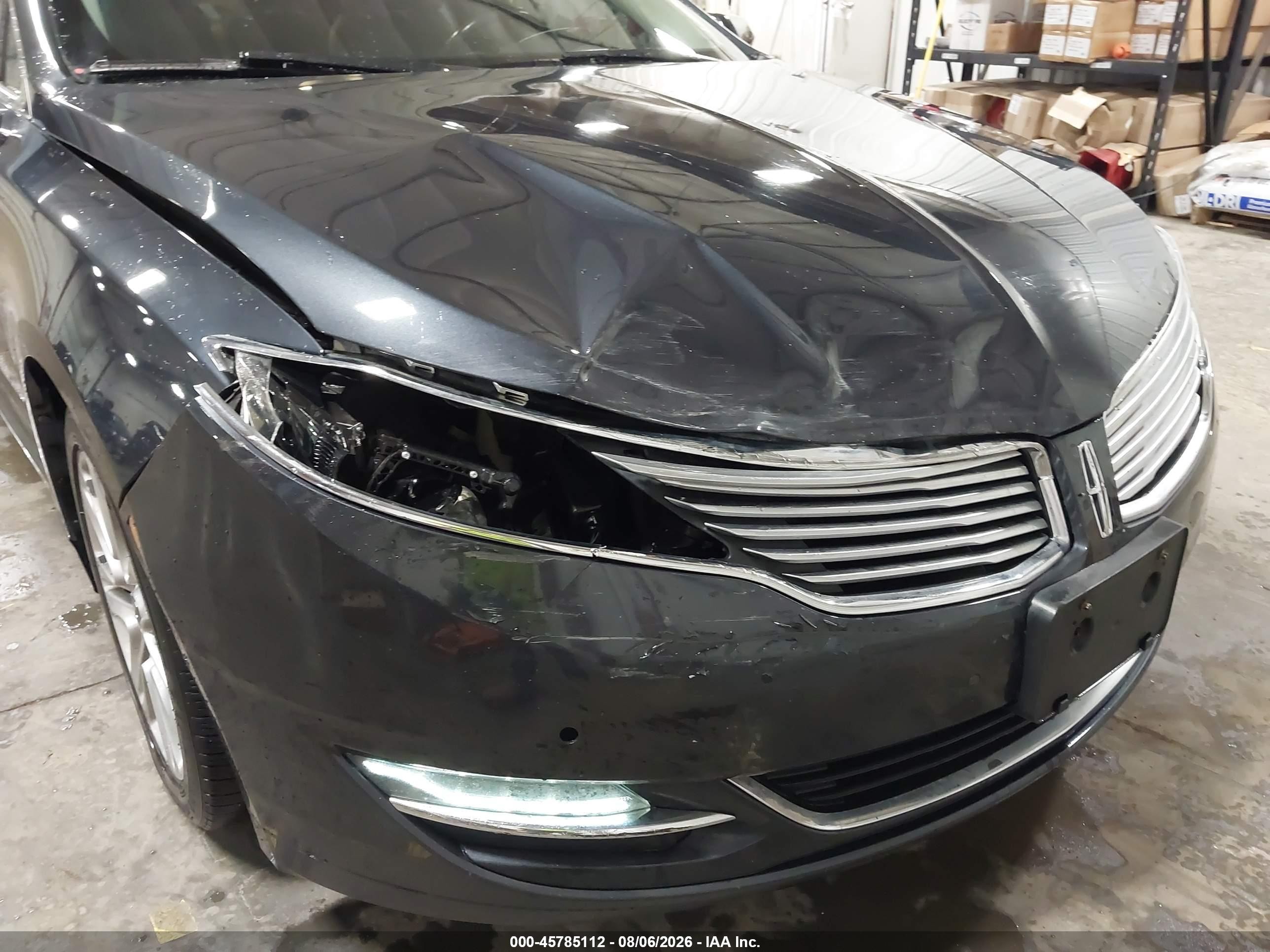 2013 Lincoln Mkz Hybrid   Синий vin: 3LN6L2LU1DR814042