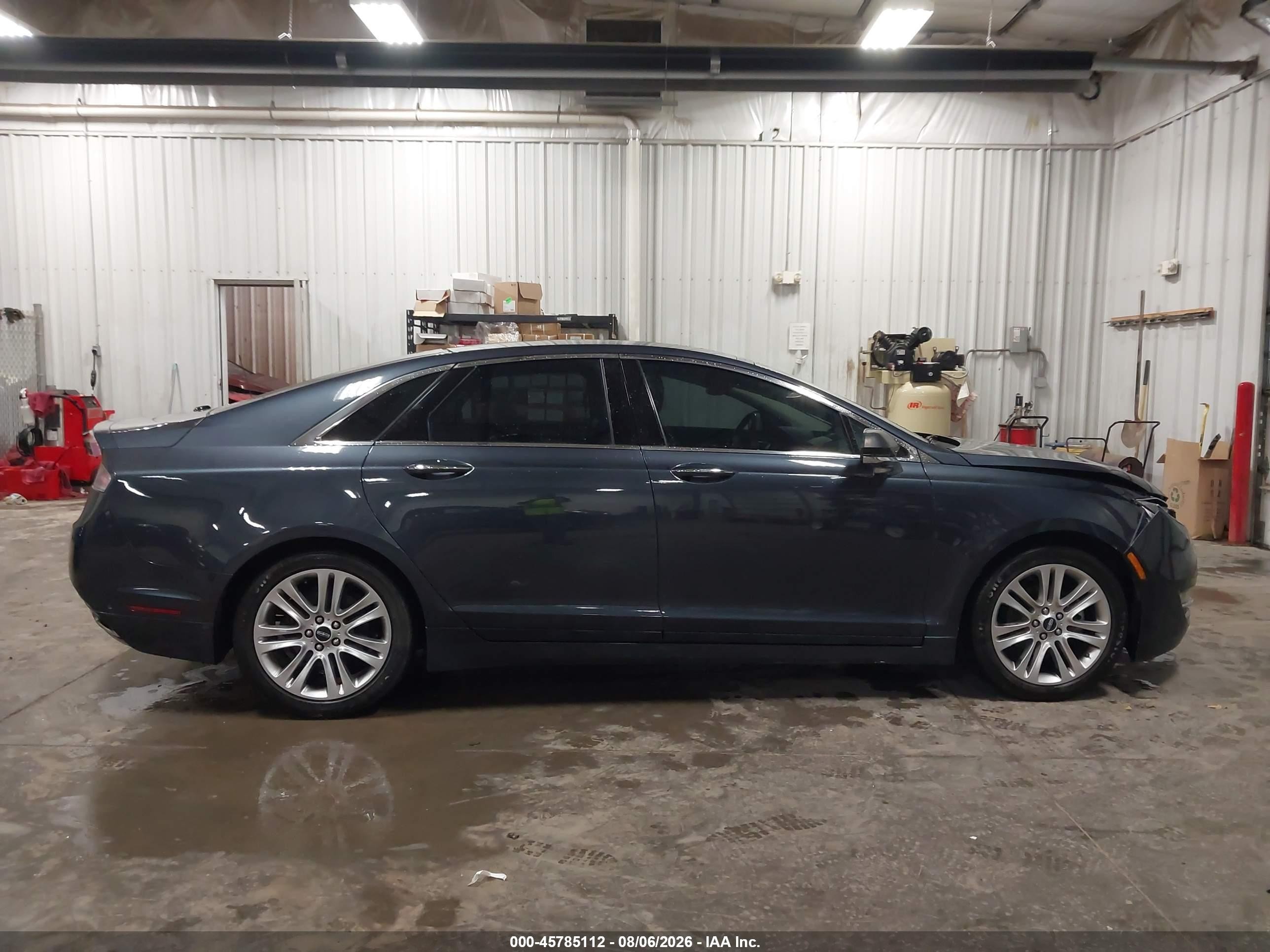 2013 Lincoln Mkz Hybrid   Синий vin: 3LN6L2LU1DR814042