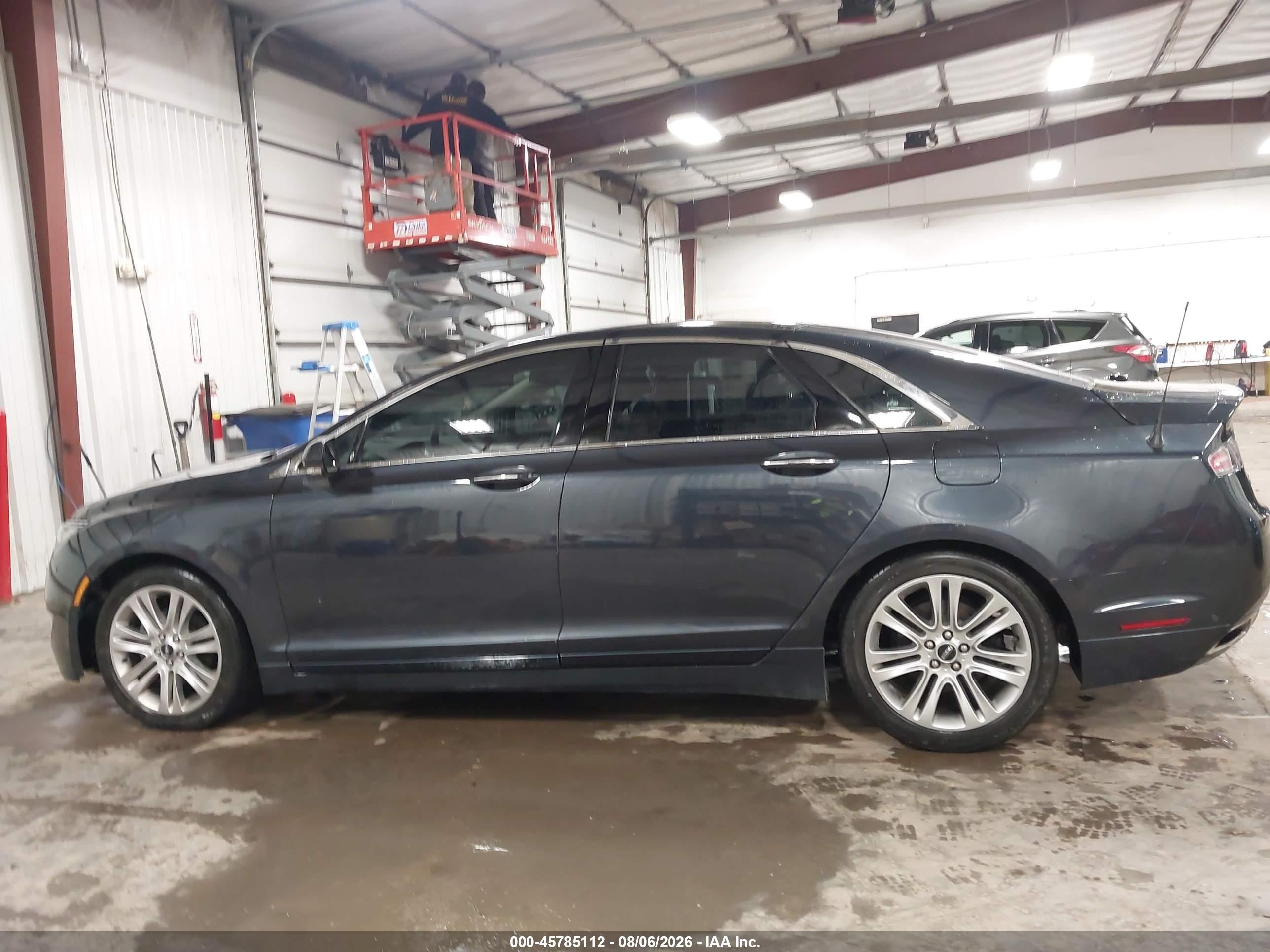 2013 Lincoln Mkz Hybrid   Синий vin: 3LN6L2LU1DR814042
