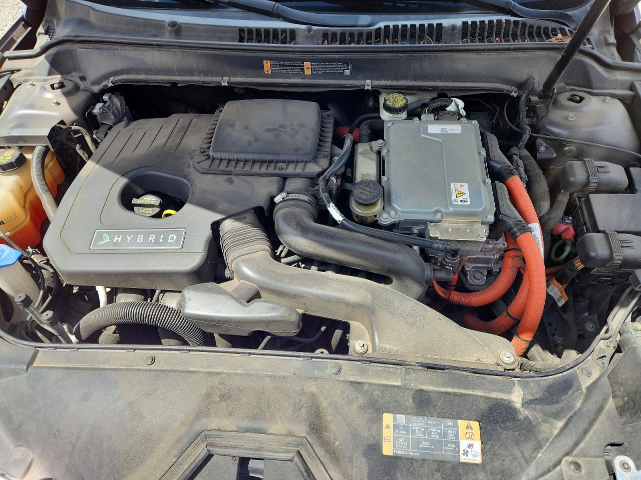 2013 Lincoln Mkz Hybrid Charcoal vin: 3LN6L2LU1DR823923