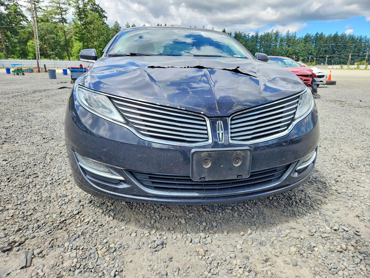 2013 Lincoln Mkz Hybrid Charcoal vin: 3LN6L2LU1DR823923