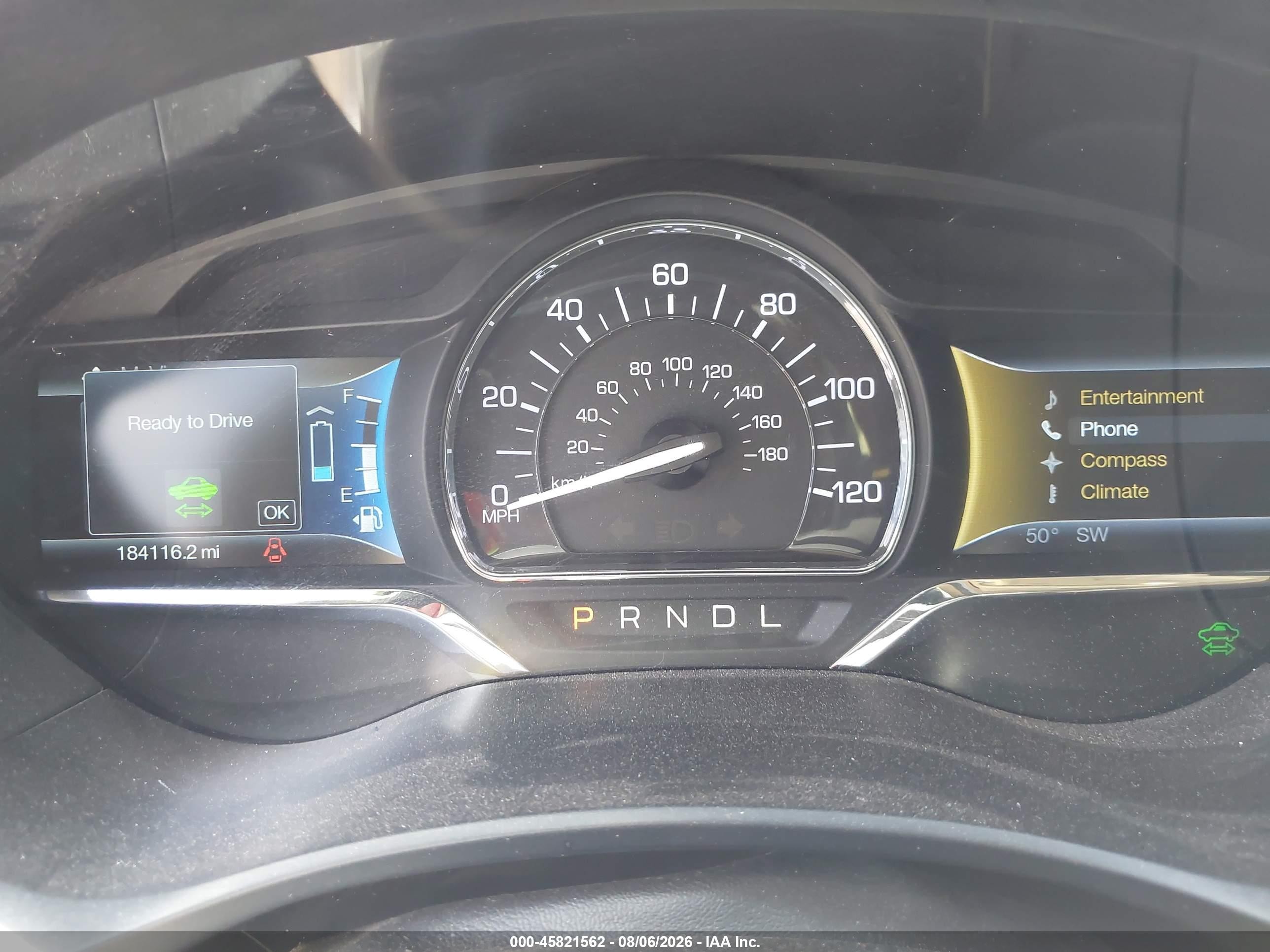 2014 Lincoln Mkz Hybrid   Light Blue vin: 3LN6L2LU1ER811661