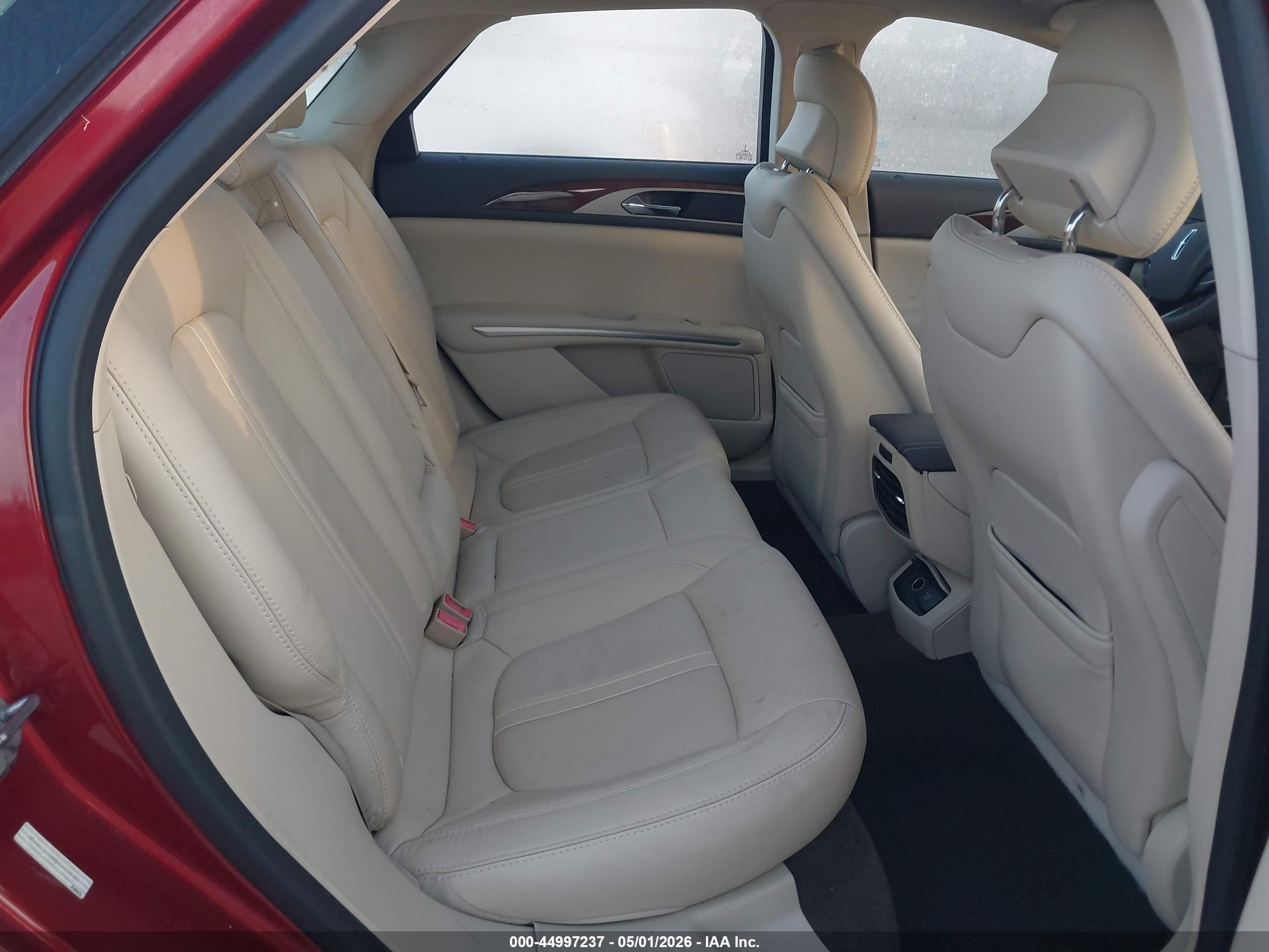2014 Lincoln Mkz Hybrid   Red vin: 3LN6L2LU1ER815080