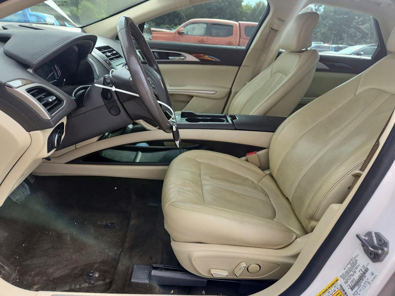 2014 Lincoln Mkz Hybrid White vin: 3LN6L2LU1ER817346