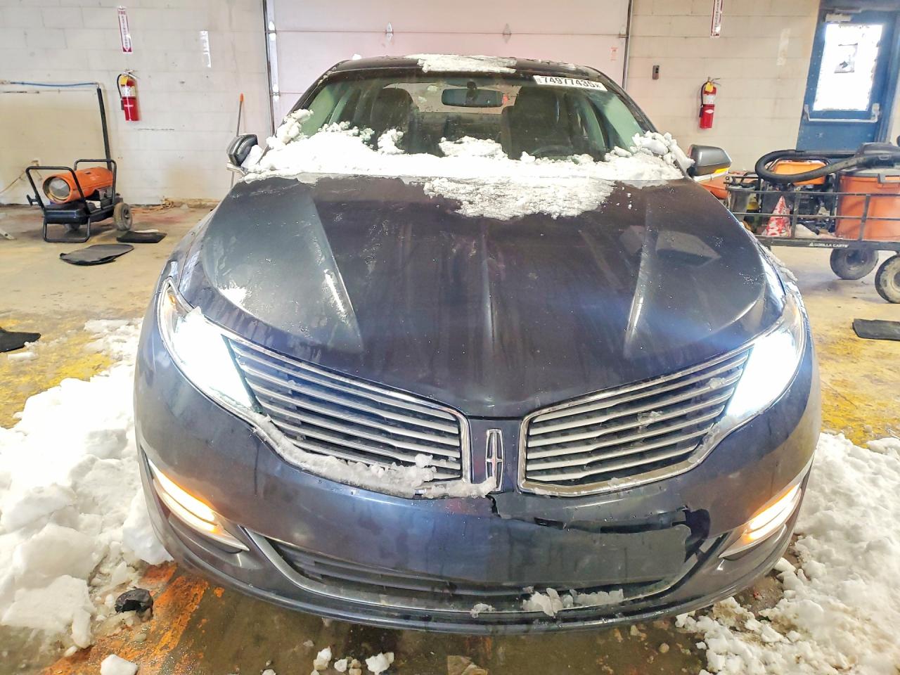 2014 Lincoln Mkz Hybrid Charcoal vin: 3LN6L2LU1ER817895