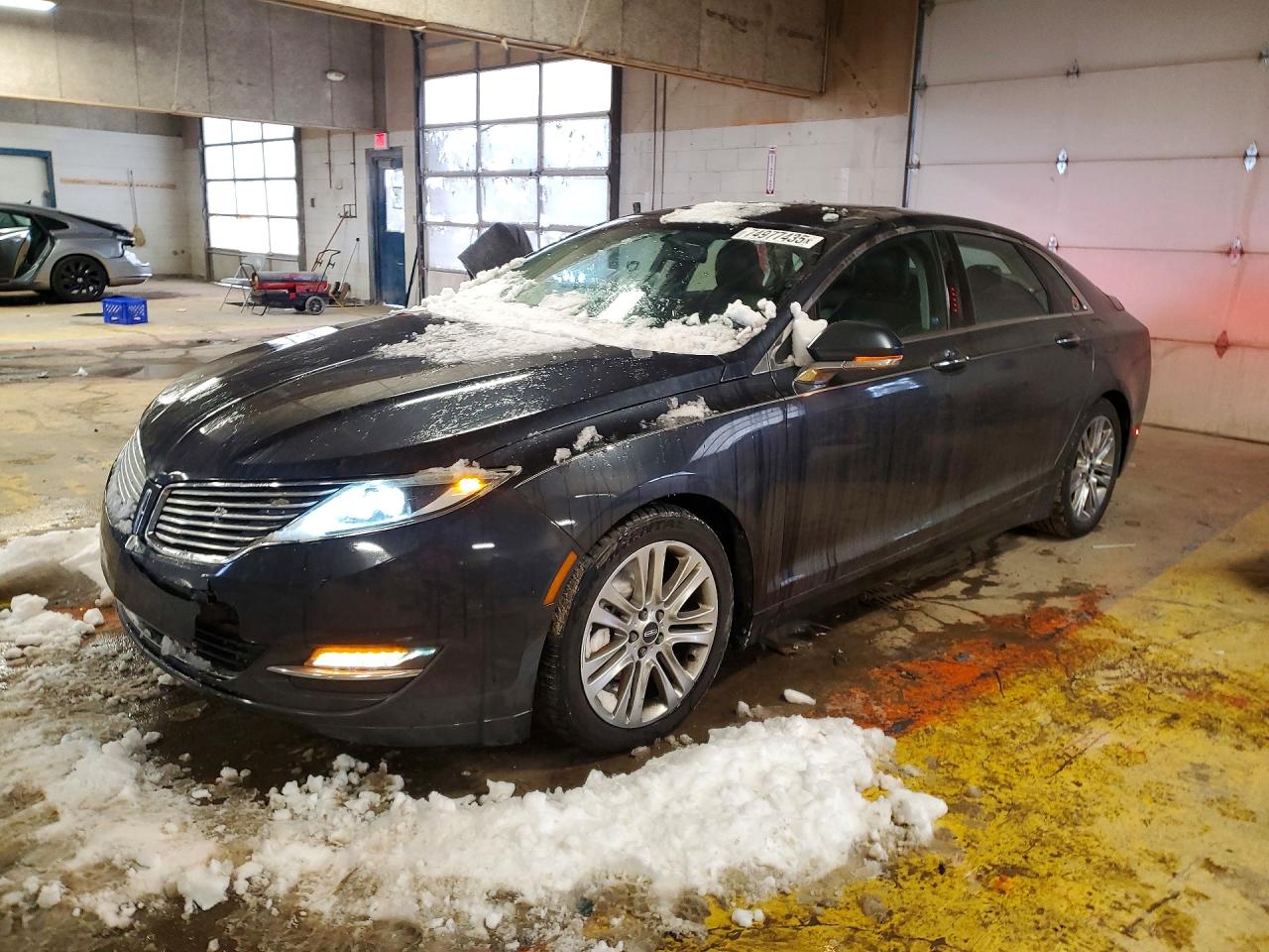 2014 Lincoln Mkz Hybrid Charcoal vin: 3LN6L2LU1ER817895