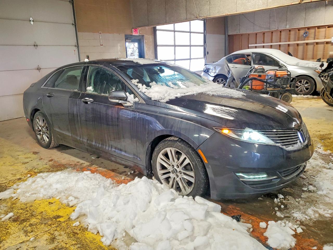 2014 Lincoln Mkz Hybrid Charcoal vin: 3LN6L2LU1ER817895