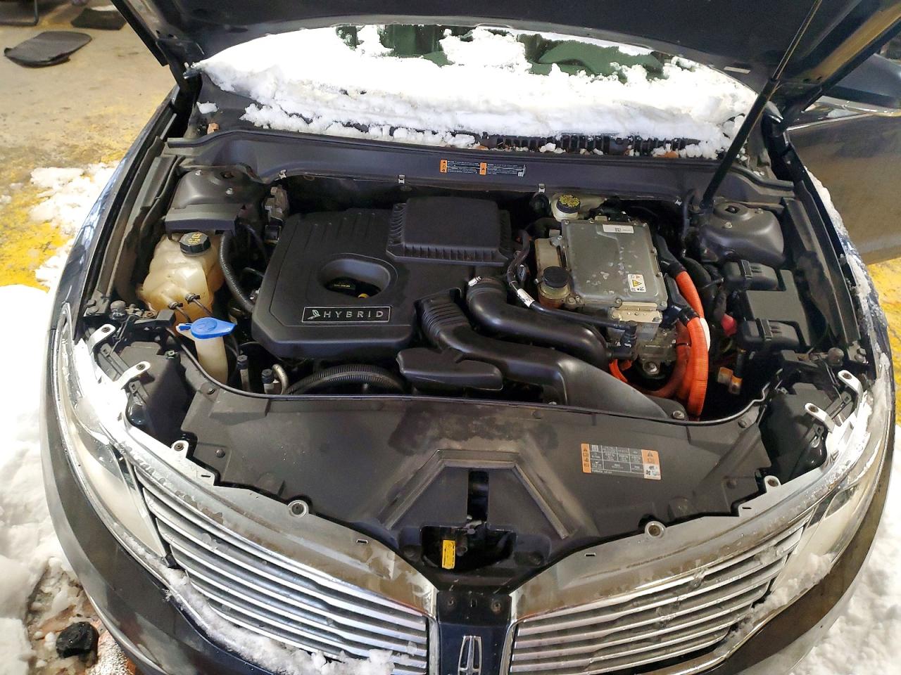 2014 Lincoln Mkz Hybrid Charcoal vin: 3LN6L2LU1ER817895