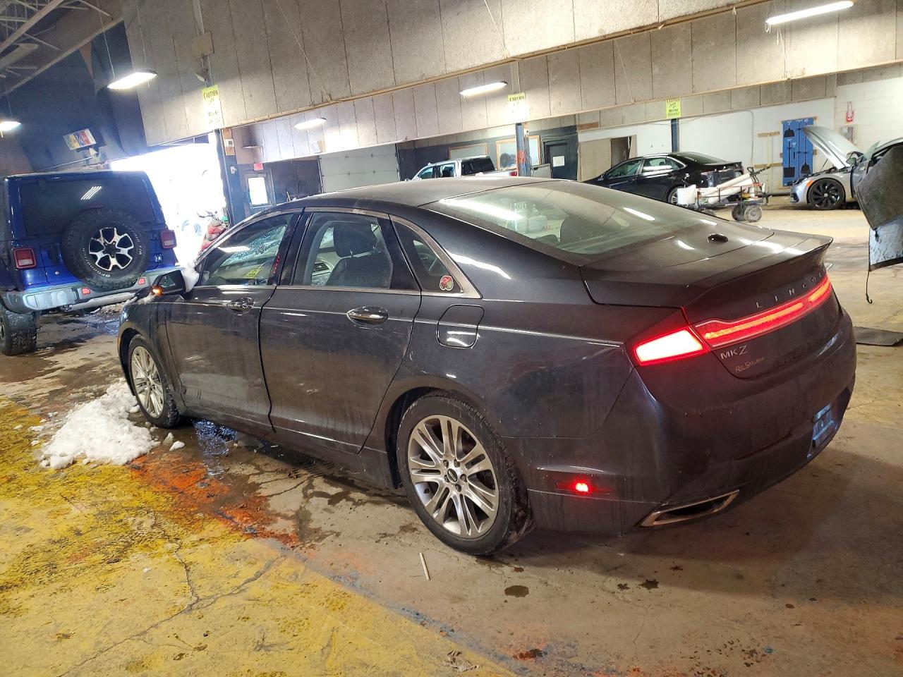 2014 Lincoln Mkz Hybrid Charcoal vin: 3LN6L2LU1ER817895