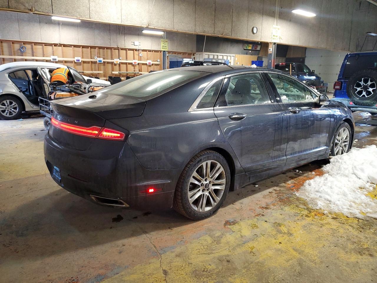 2014 Lincoln Mkz Hybrid Charcoal vin: 3LN6L2LU1ER817895